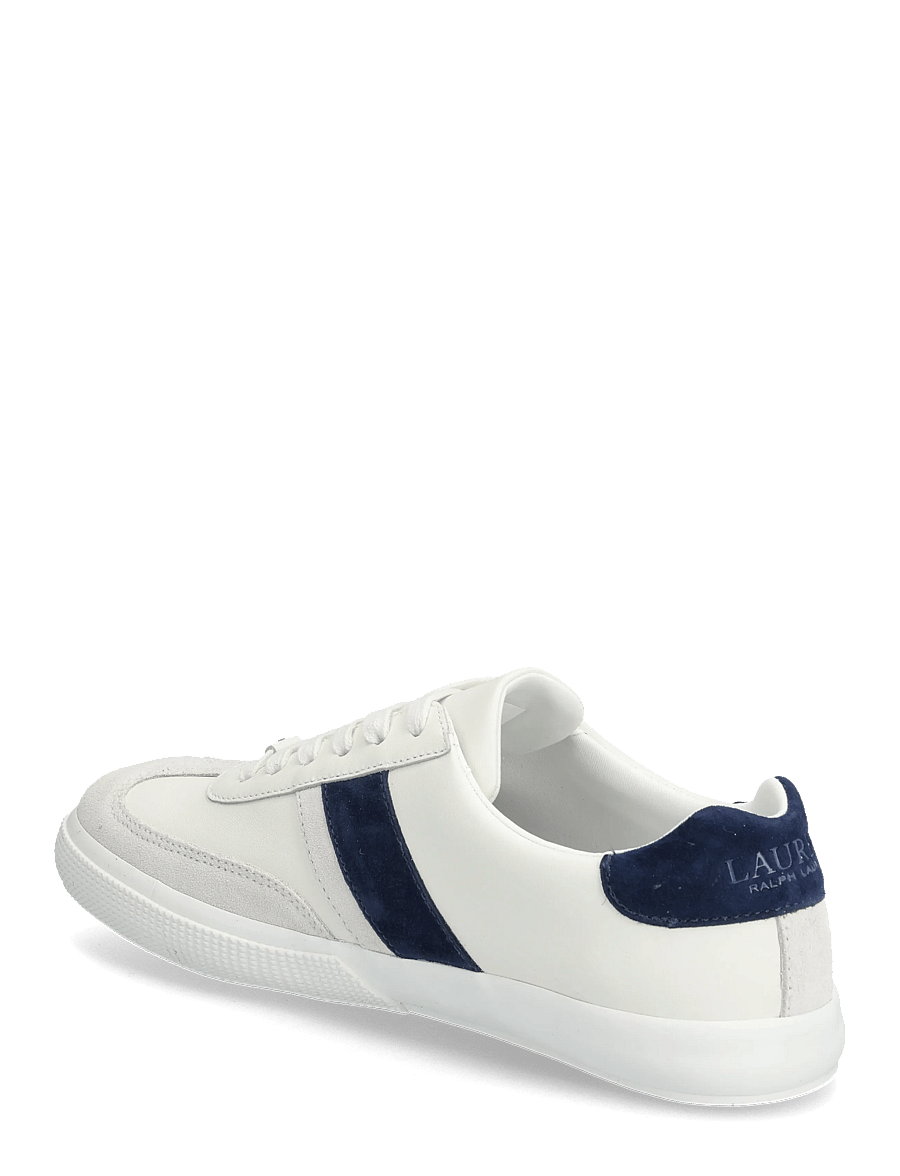 Lauren Ralph Lauren - Two-Tone Braylee Leather & Suede Sneaker - konfirmation - snw wht/bianco/rf - 2