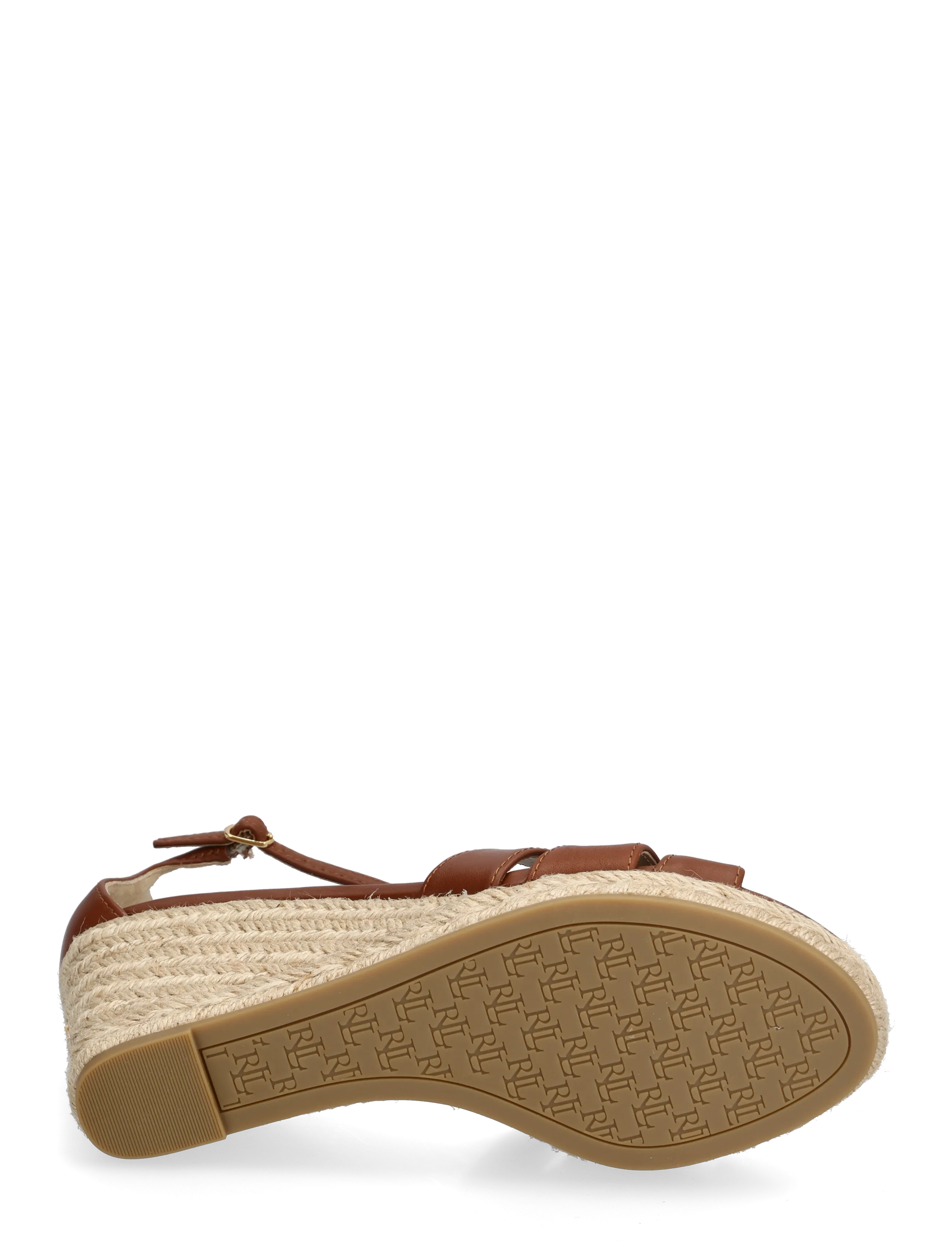 Lauren Ralph Lauren - Nellie Nappa Leather Espadrille - espadrilles à talons - lauren tan - 4