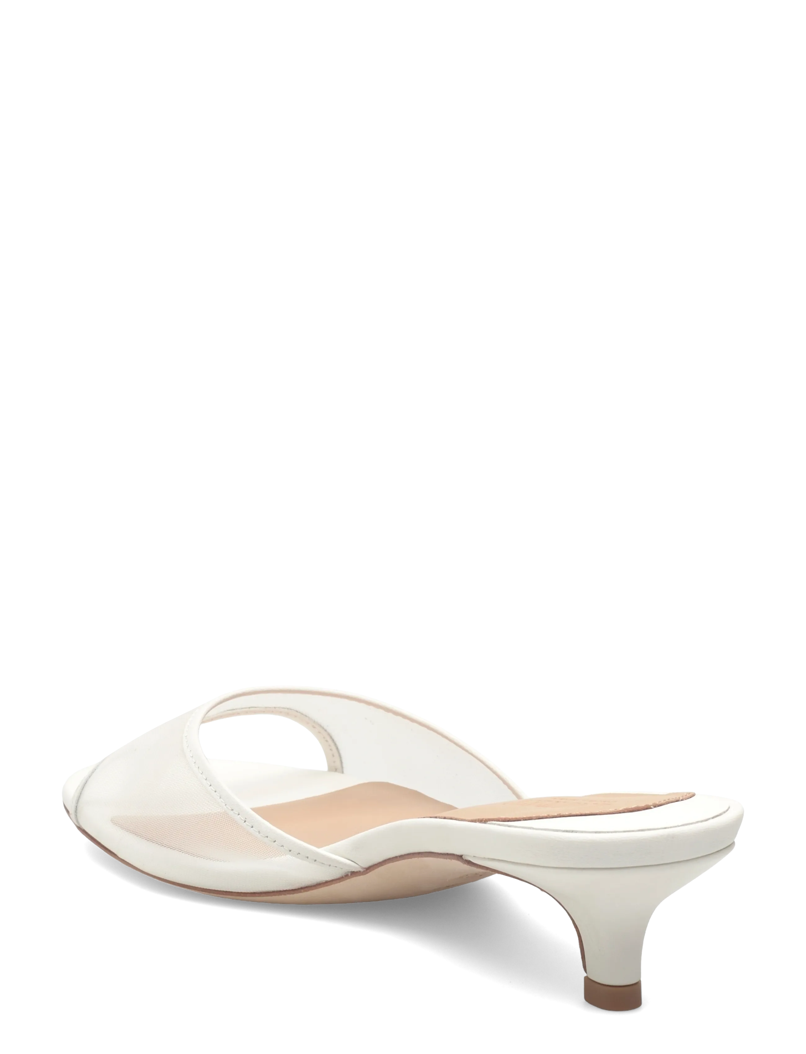 Lauren Ralph Lauren - TRNSPRT MSH/SFT NPP-FRNCSA MULE-SN- - snow white - 2