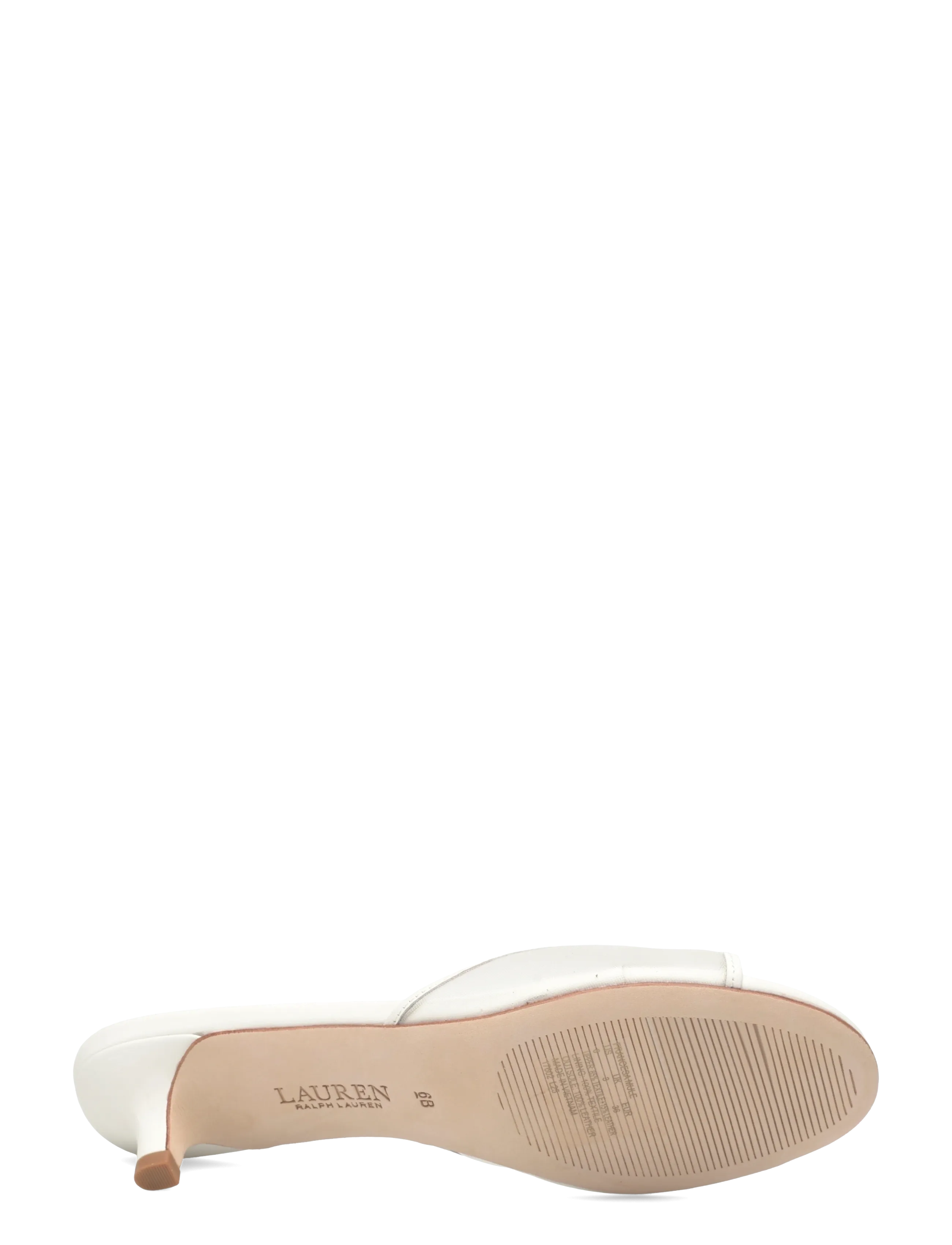 Lauren Ralph Lauren - TRNSPRT MSH/SFT NPP-FRNCSA MULE-SN- - snow white - 4