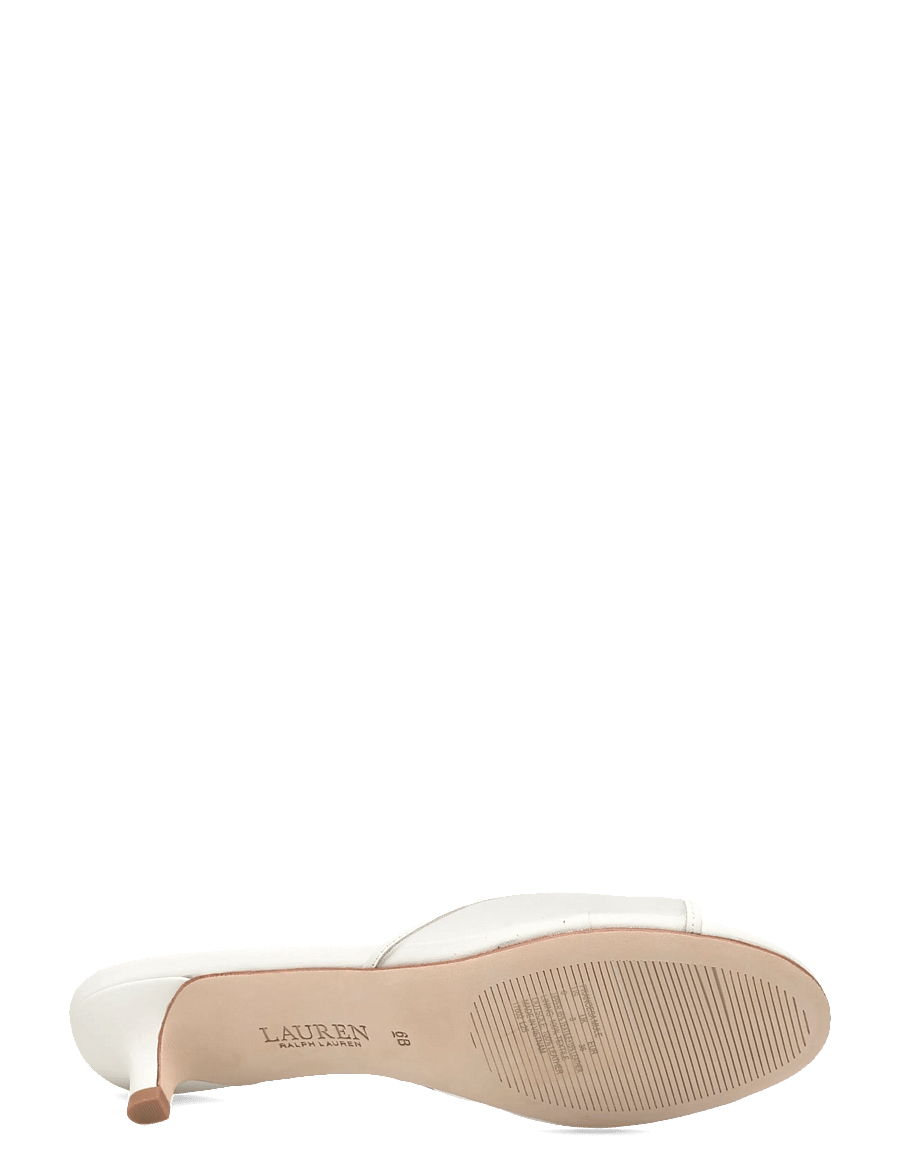 Lauren Ralph Lauren - TRNSPRT MSH/SFT NPP-FRNCSA MULE-SN- - snow white - 4