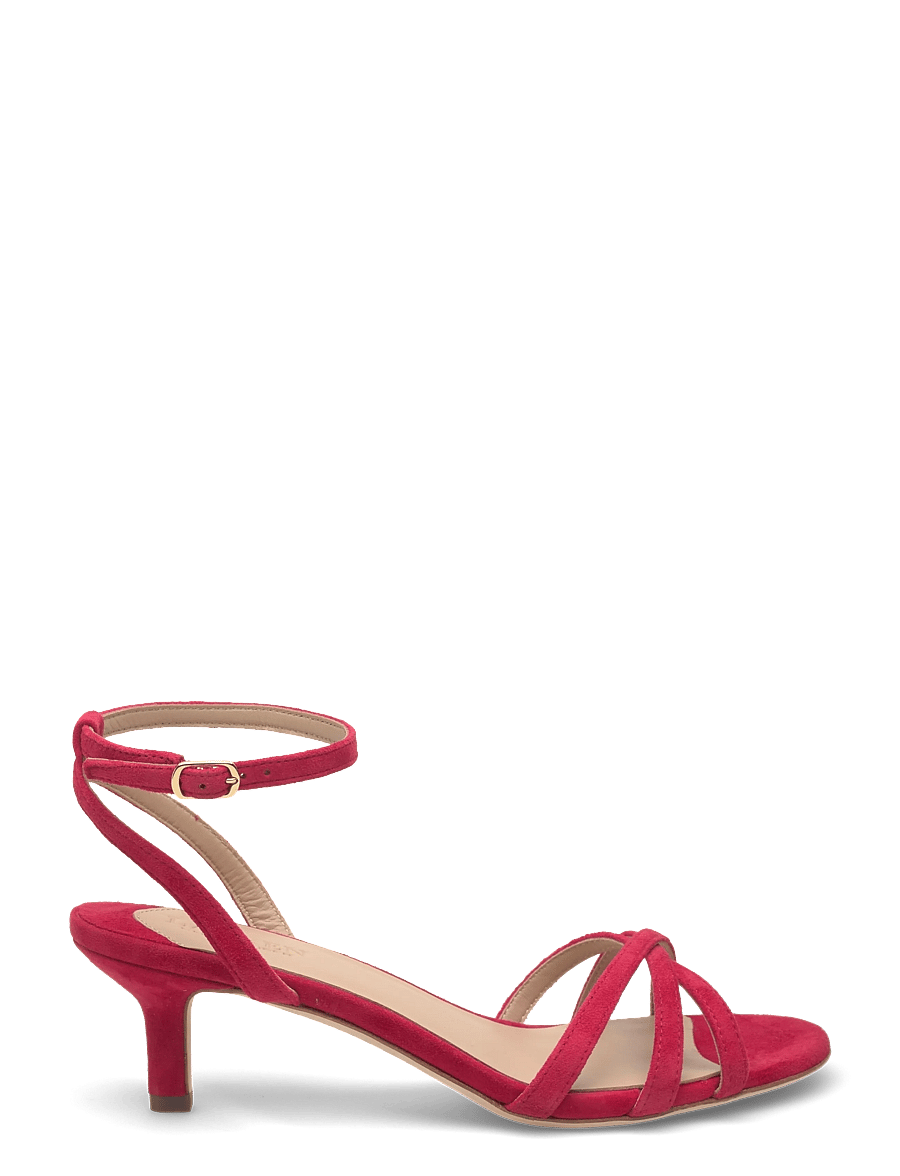 Lauren Ralph Lauren - 802P06395003 - heeled sandals - festive red - 1