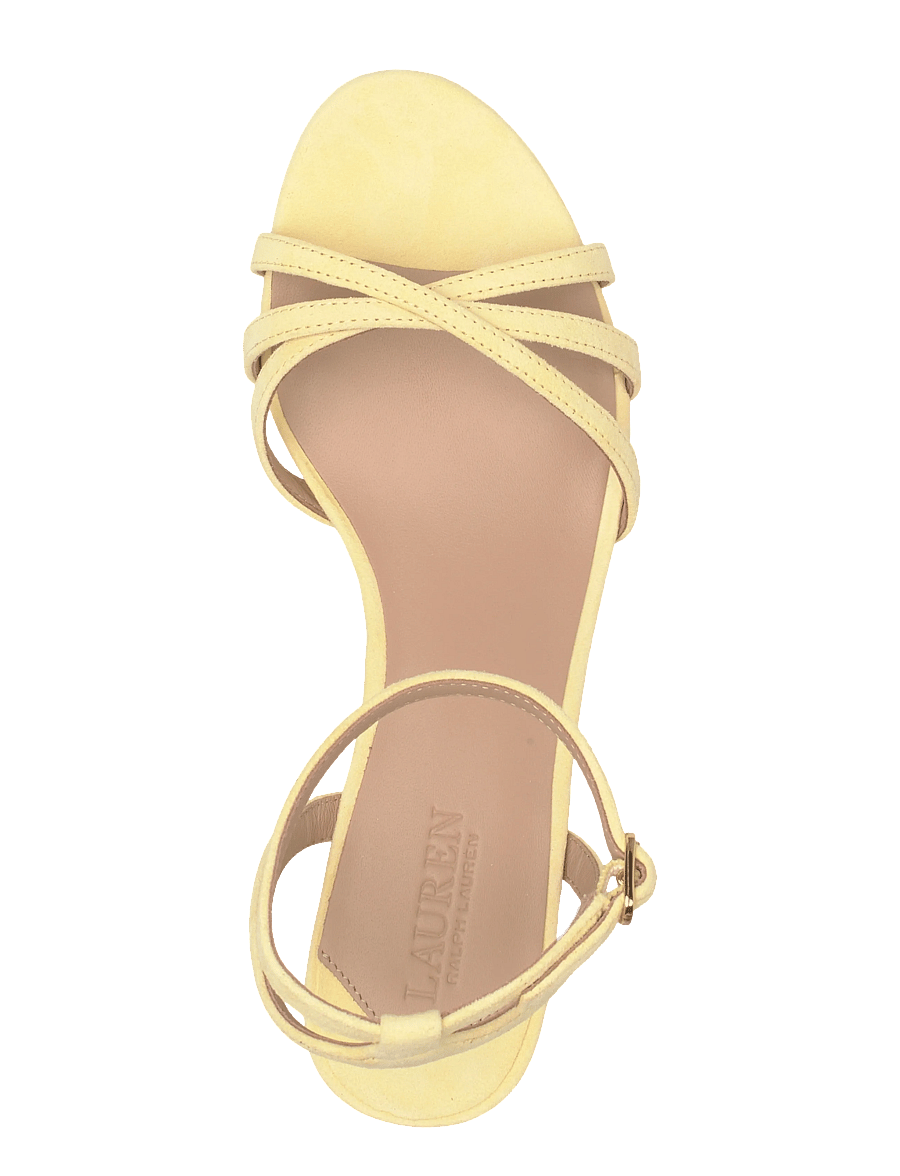 Lauren Ralph Lauren - 802P06395003 - sandaler med hæl - lemon sorbet - 3