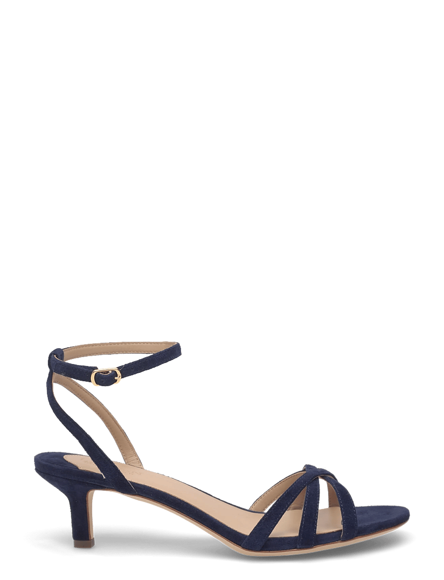 Lauren Ralph Lauren - 802P06395004 - sandaler med hæl - refined navy - 1