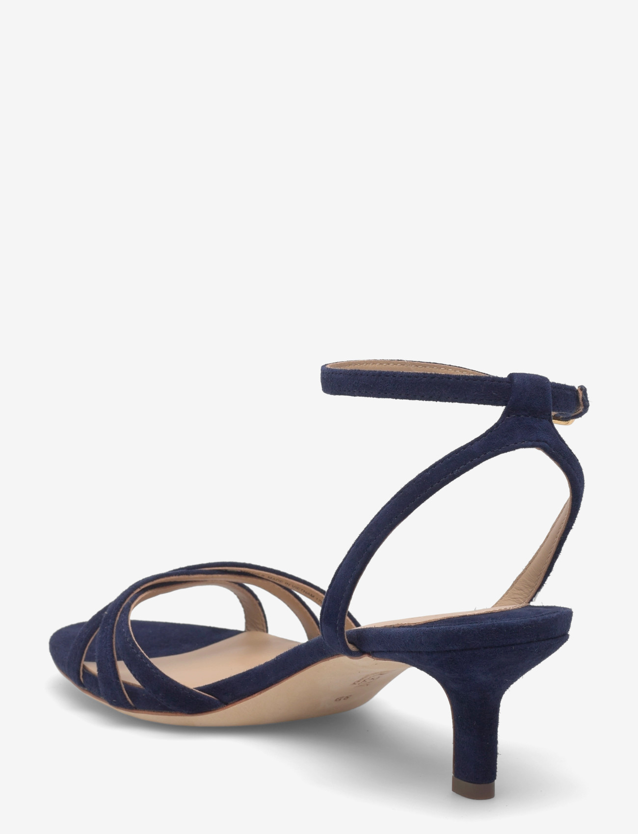 Lauren Ralph Lauren - 802P06395001 - sandaler med hæl - refined navy - 2