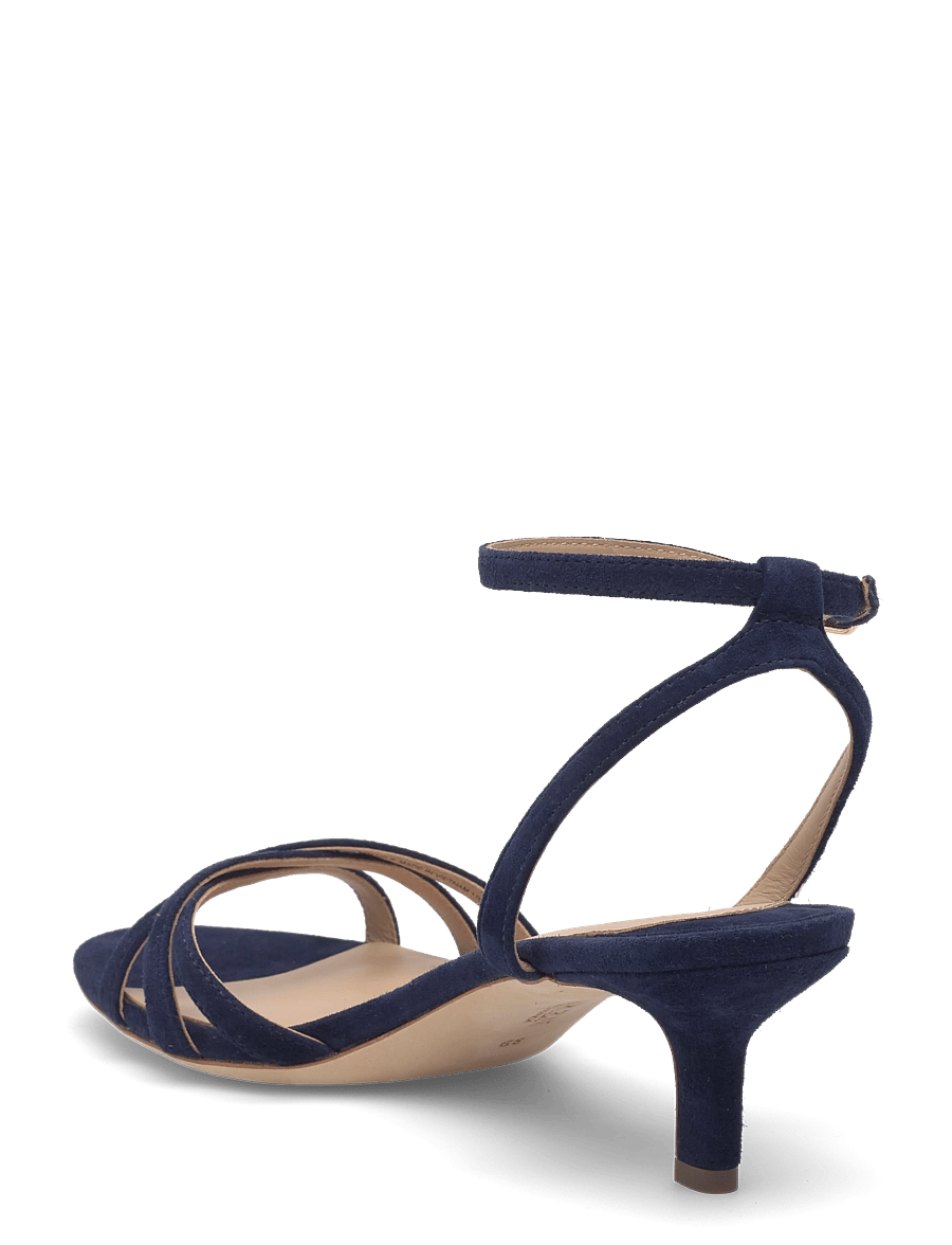 Lauren Ralph Lauren - 802P06395004 - sandaler med hæl - refined navy - 2