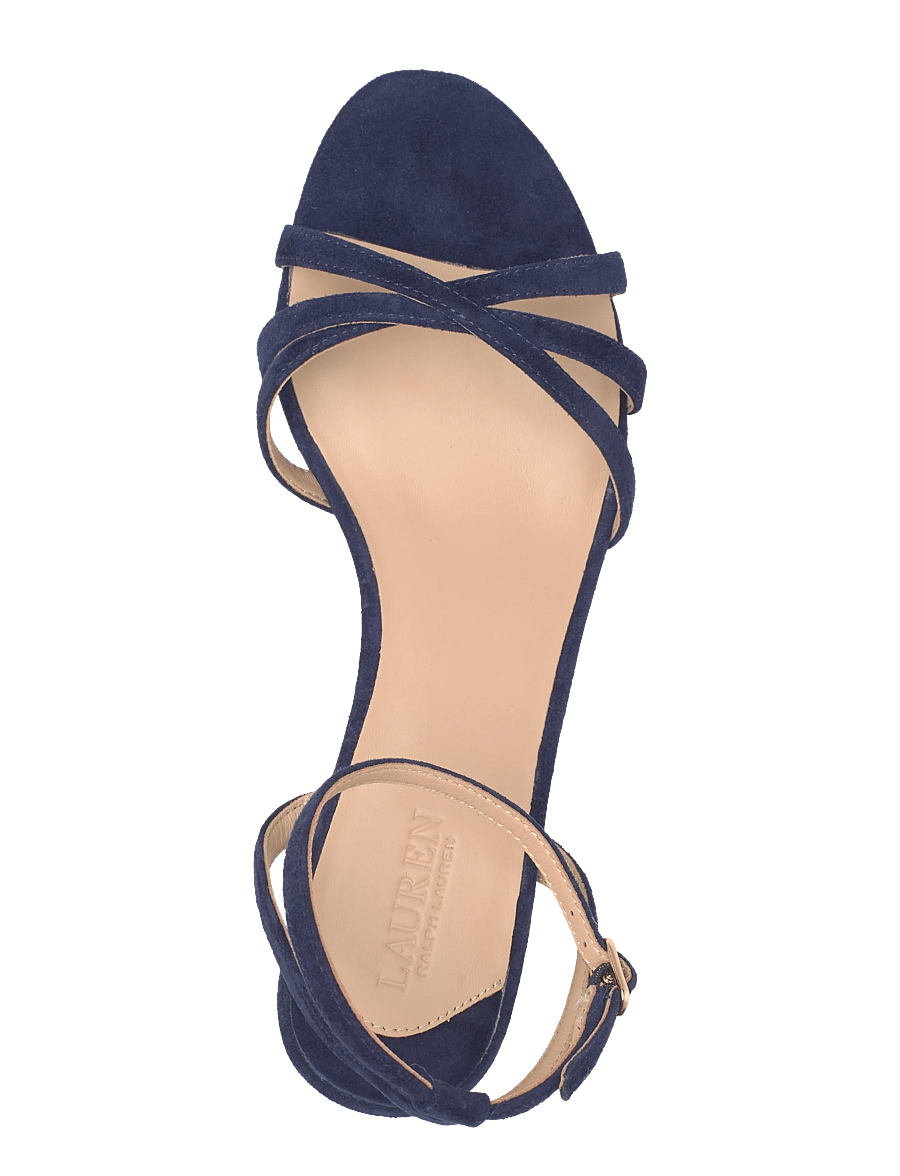 Lauren Ralph Lauren - 802P06395004 - sandaler med hæl - refined navy - 3
