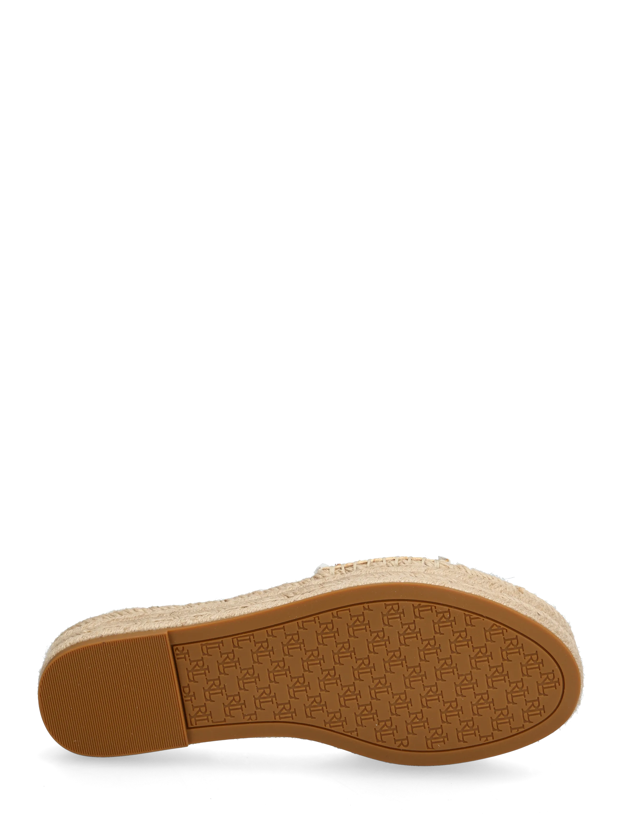 Lauren Ralph Lauren - TXTRD RFF/SFT NPP-POLLY 4-ES-FLT - platform sandals - natural/snow whit - 4