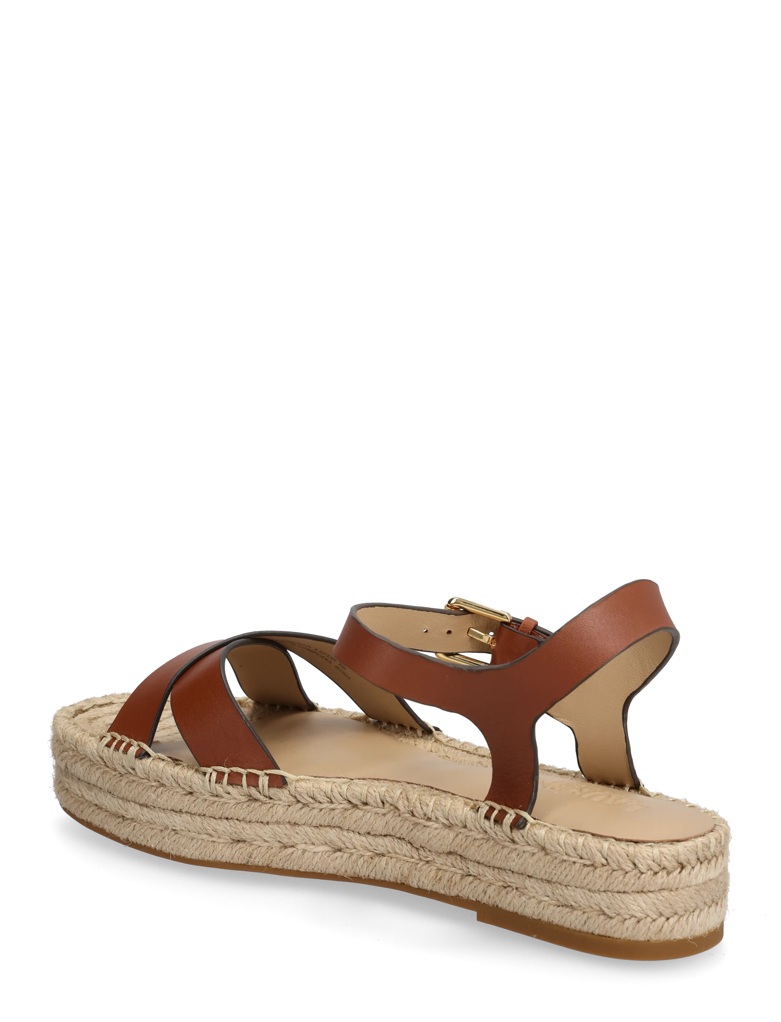 Lauren Ralph Lauren - SMOOTH CALF-EMERYN ESPDR-ES-FLT - espadrillos - lauren tan - 2