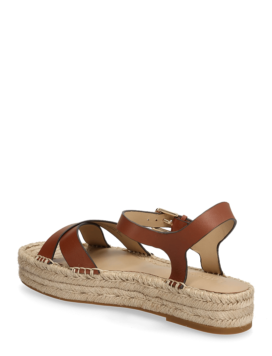 Lauren Ralph Lauren - SMOOTH CALF-EMERYN ESPDR-ES-FLT - espadrillos - lauren tan - 2