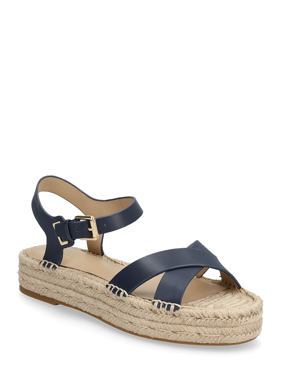 Lauren Ralph Lauren - SMOOTH CALF-EMERYN ESPDR-ES-FLT - espadrilles - refined navy - 0