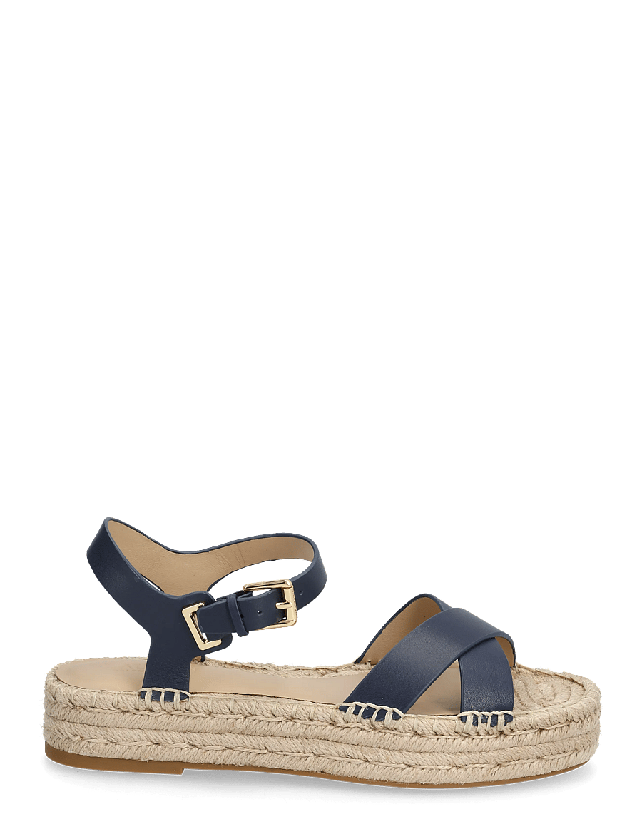 Lauren Ralph Lauren - SMOOTH CALF-EMERYN ESPDR-ES-FLT - espadrilles - refined navy - 1