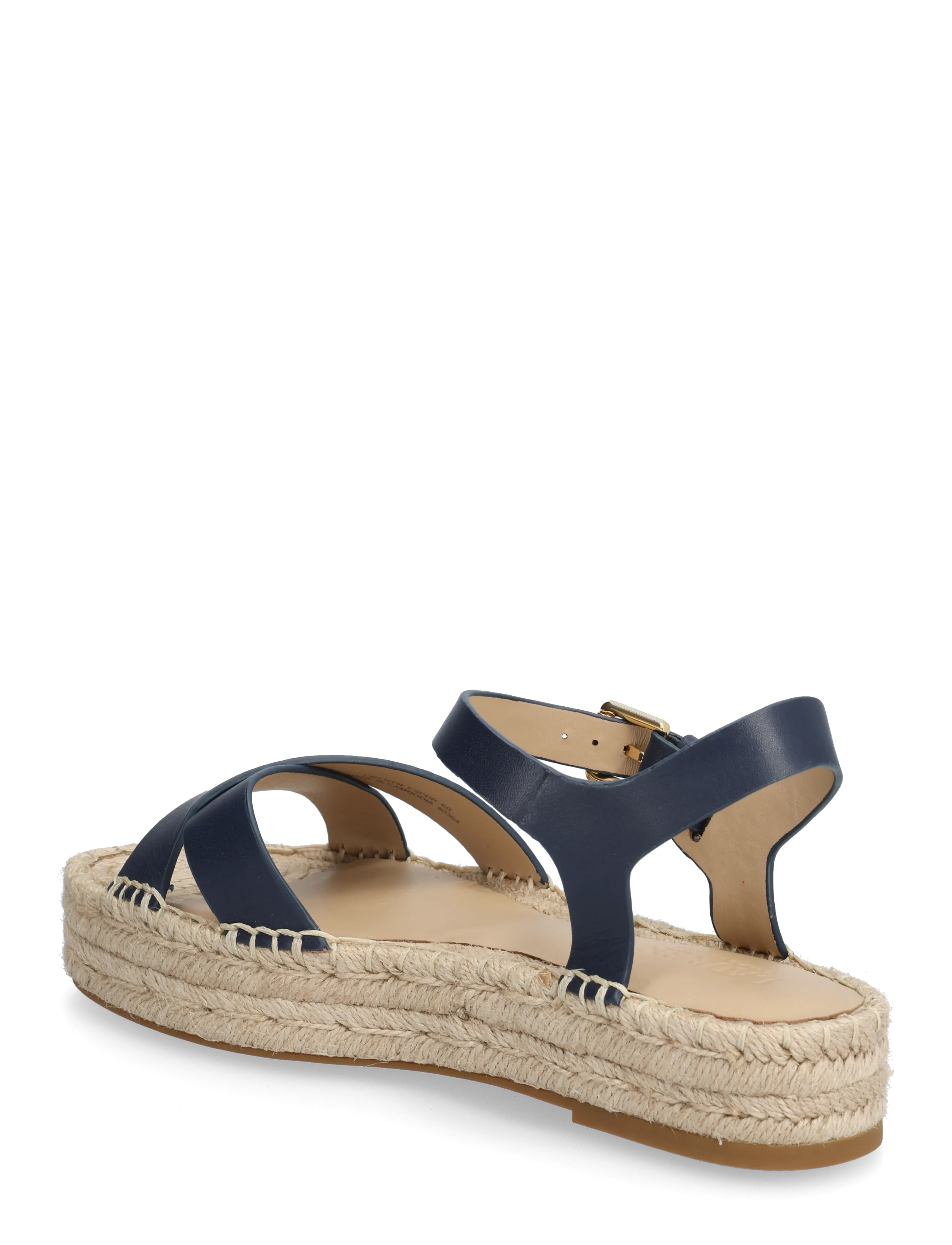Lauren Ralph Lauren - SMOOTH CALF-EMERYN ESPDR-ES-FLT - espadrillos - refined navy - 2