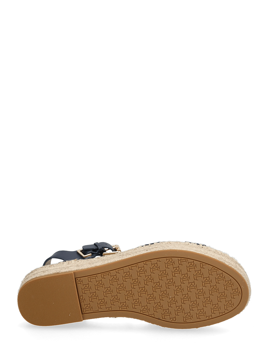 Lauren Ralph Lauren - SMOOTH CALF-EMERYN ESPDR-ES-FLT - espadrilles - refined navy - 4