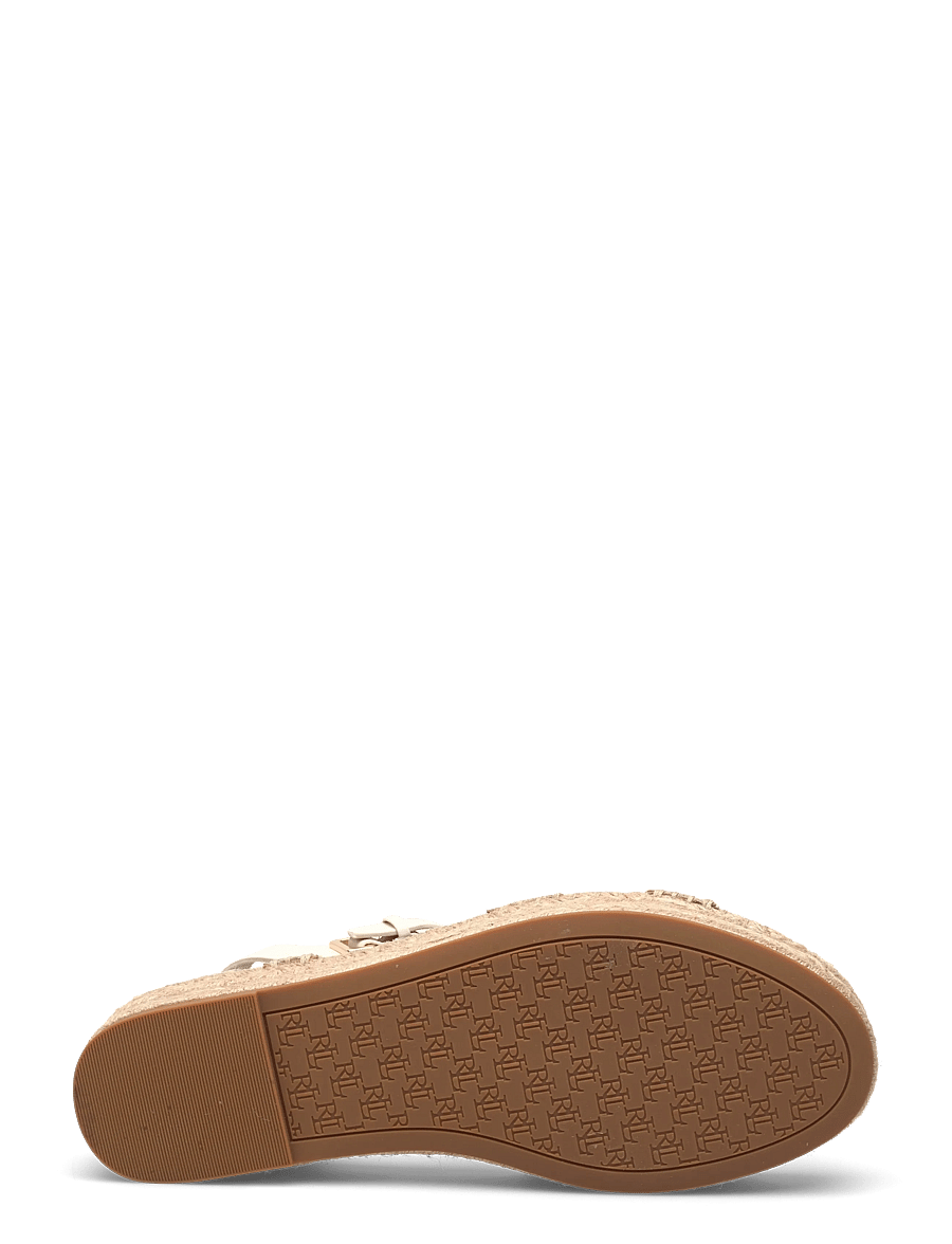 Lauren Ralph Lauren - SMOOTH CALF-EMERYN ESPDR-ES-FLT - espadrillid - soft white - 4