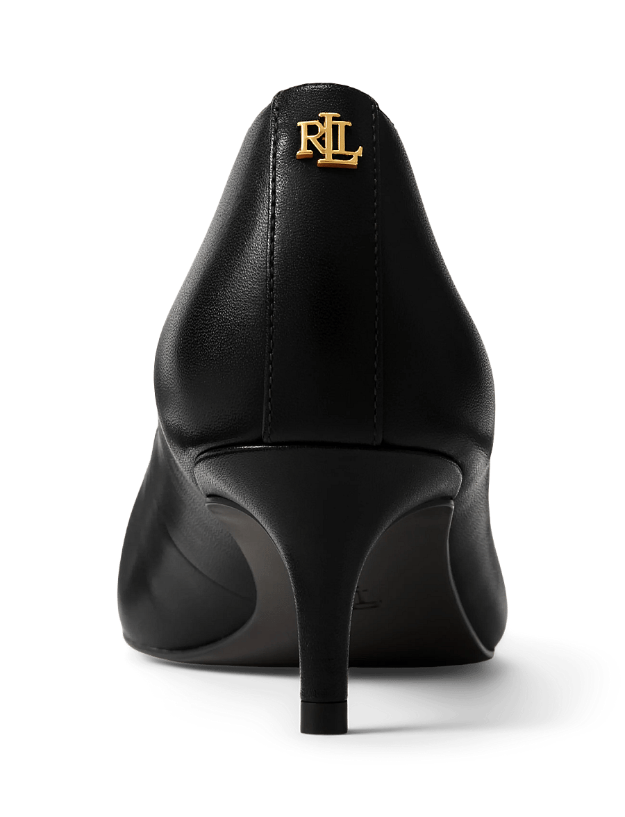 Lauren Ralph Lauren - SMOOTH CALF-ADRIENNE-PM-CTO - augstpapēžu kurpes - black - 5