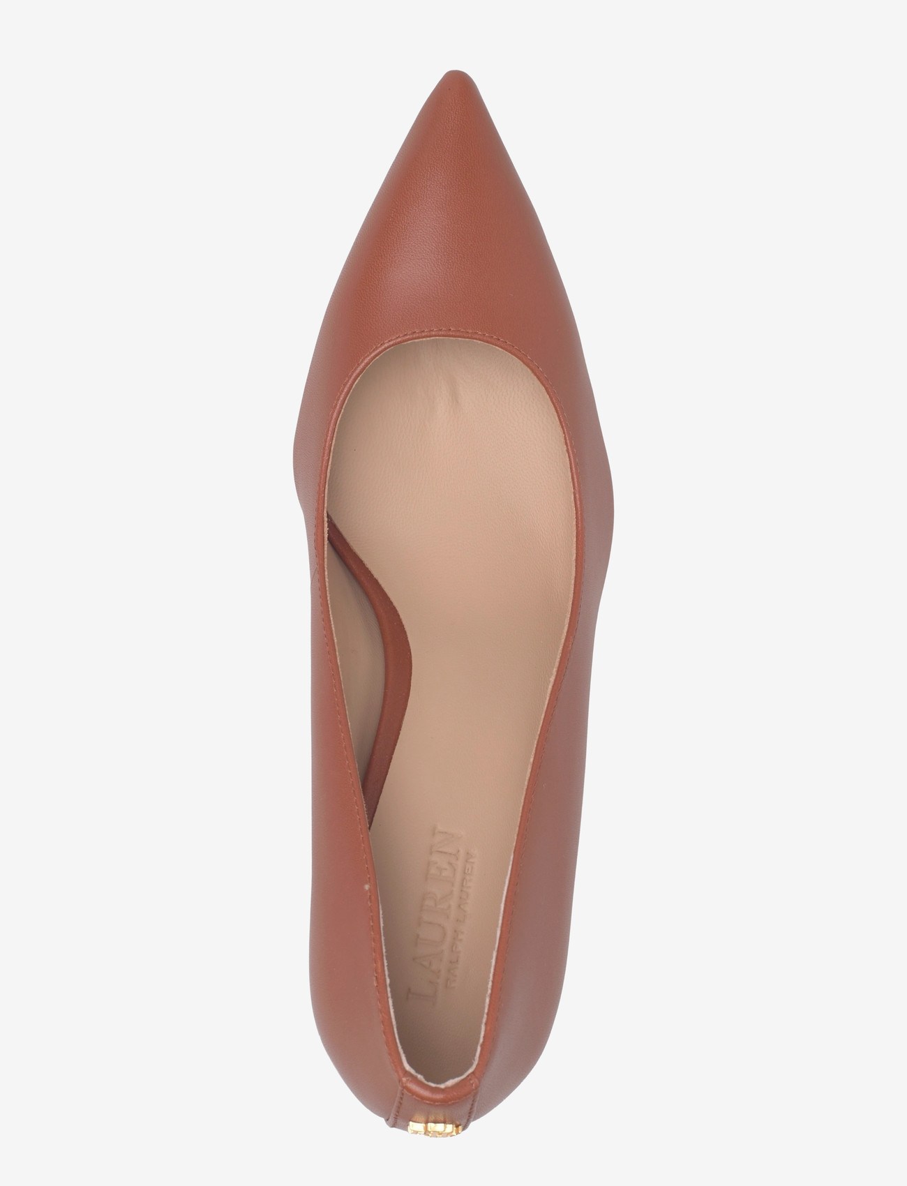 Lauren Ralph Lauren - Lanette Leather Pump - pumps - lauren tan - 3