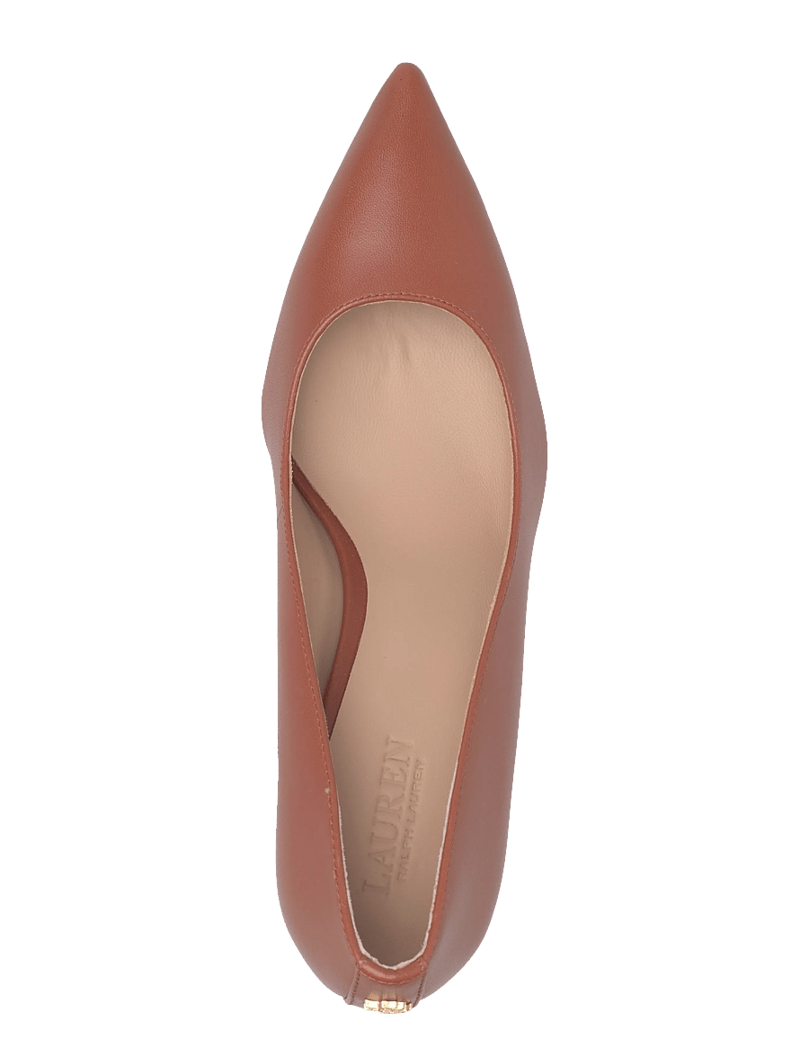 Lauren Ralph Lauren - Lanette Leather Pump - pumps - lauren tan - 3