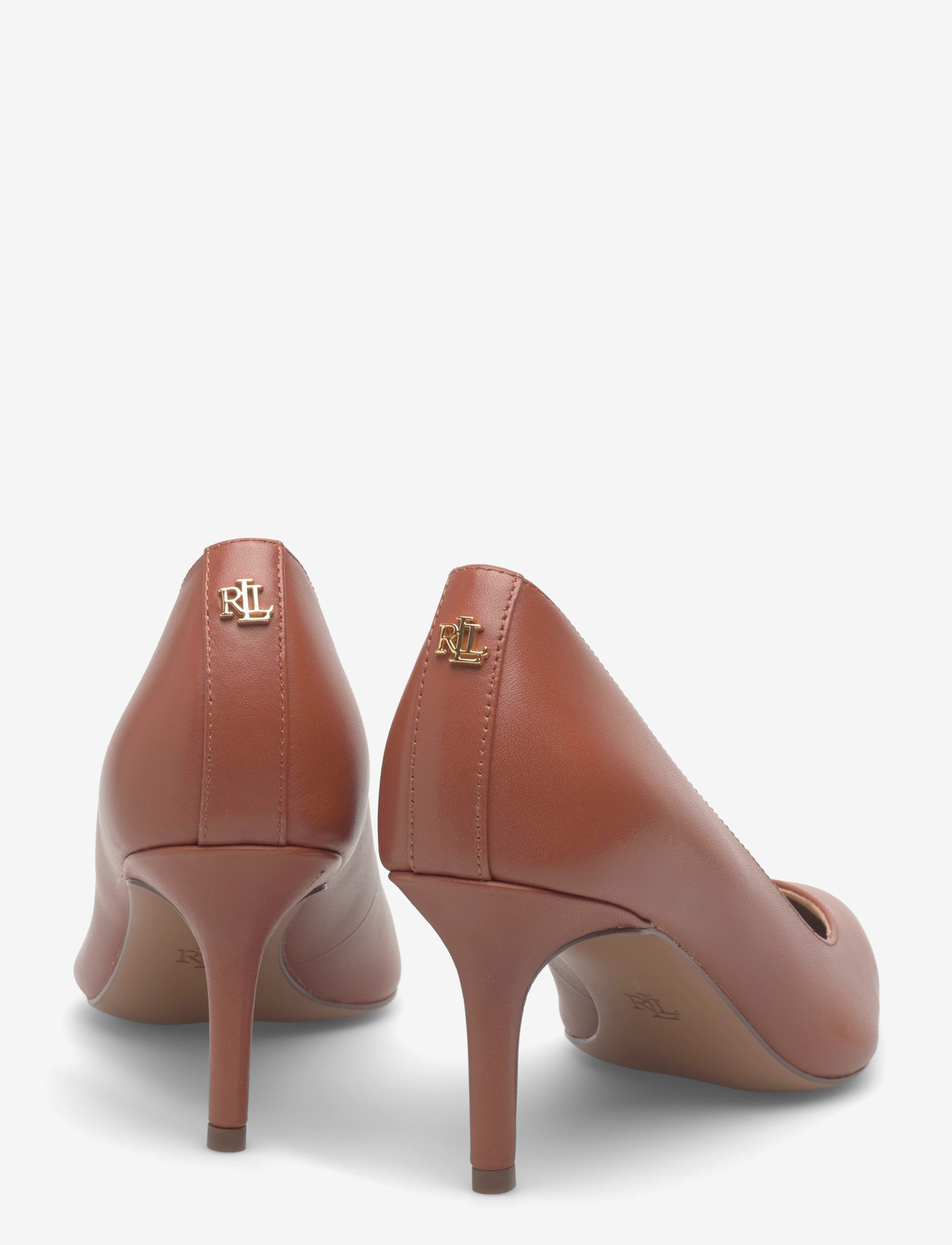 Lauren Ralph Lauren - Lanette Leather Pump - pumps - lauren tan - 4