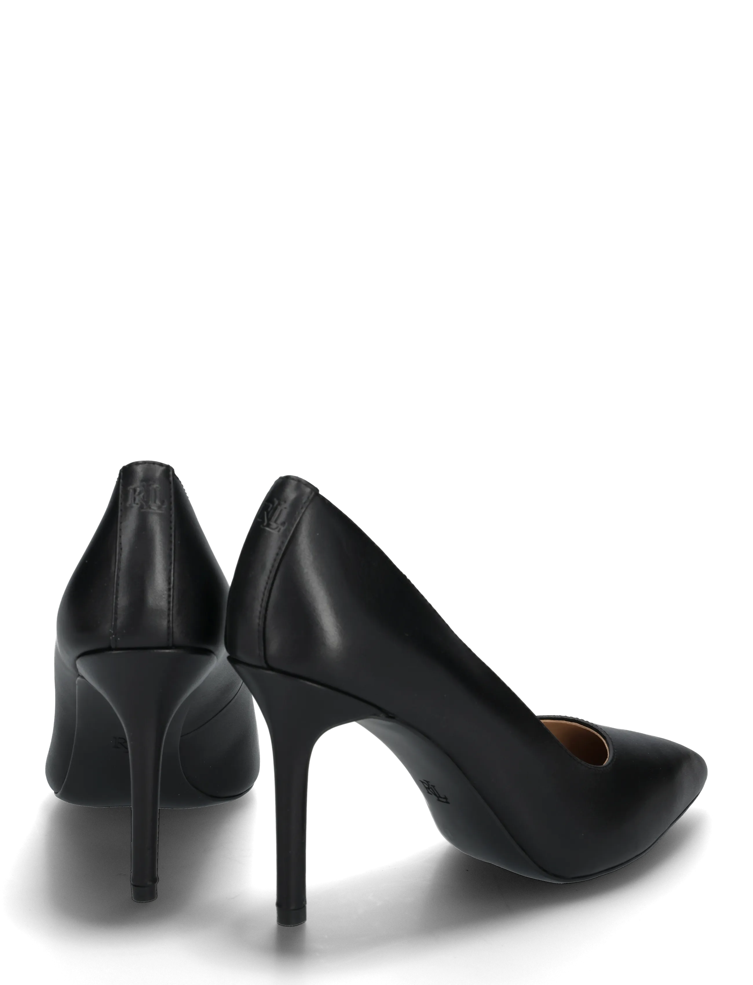 Lauren Ralph Lauren - Lindella II Leather Pump - kontsakingad - black - 4