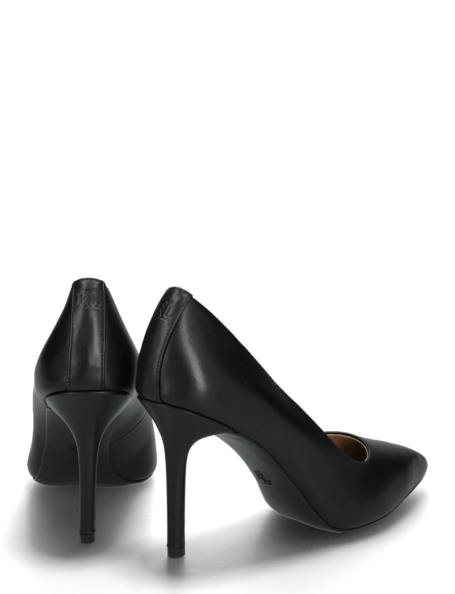 Lauren Ralph Lauren - Lindella II Leather Pump - kontsakingad - black - 4