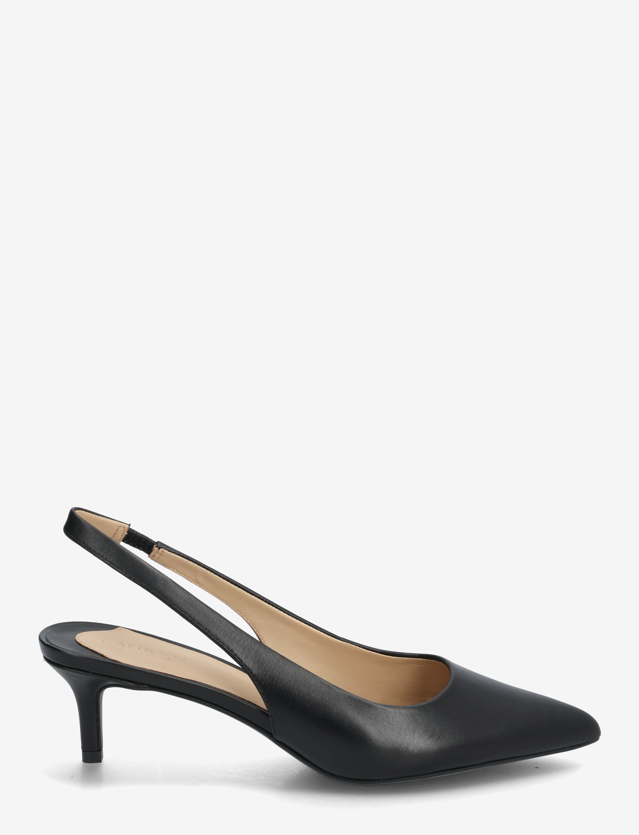 Lauren Ralph Lauren - Lolah II Leather Slingback Pump - högklackade slingbacks - black - 1