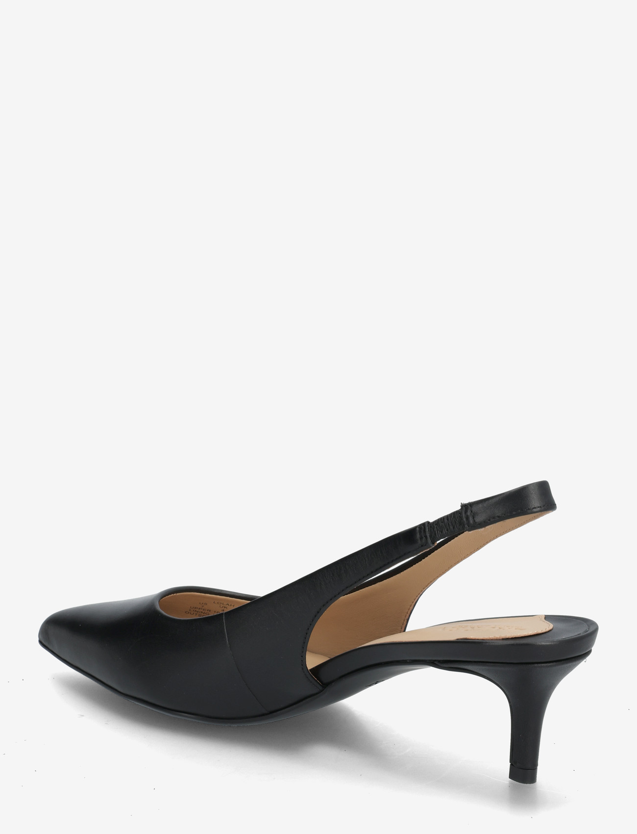 Lauren Ralph Lauren - Lolah II Leather Slingback Pump - högklackade slingbacks - black - 2
