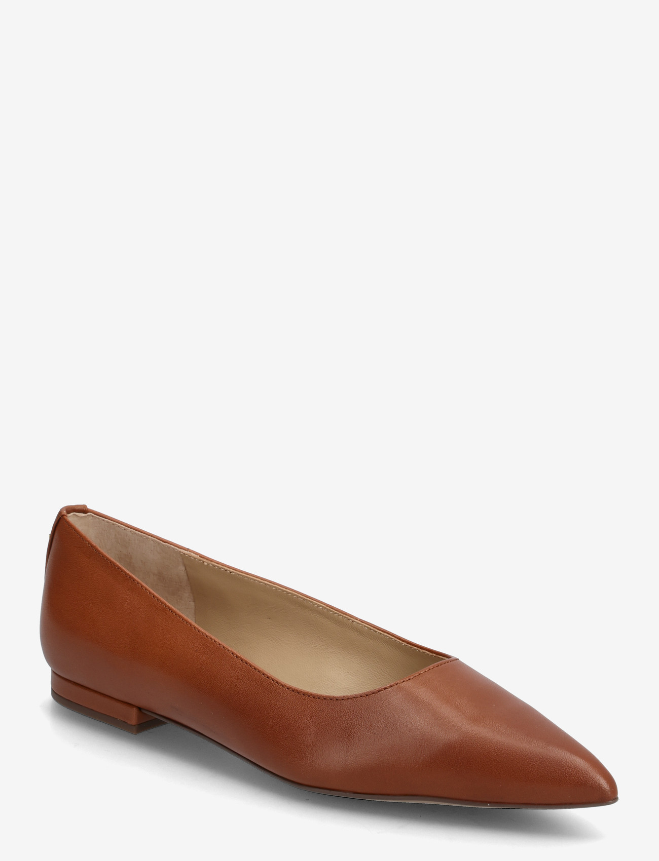 Lauren Ralph Lauren - Londyn Leather Ballet Flat - ballerinaer - lauren tan - 0