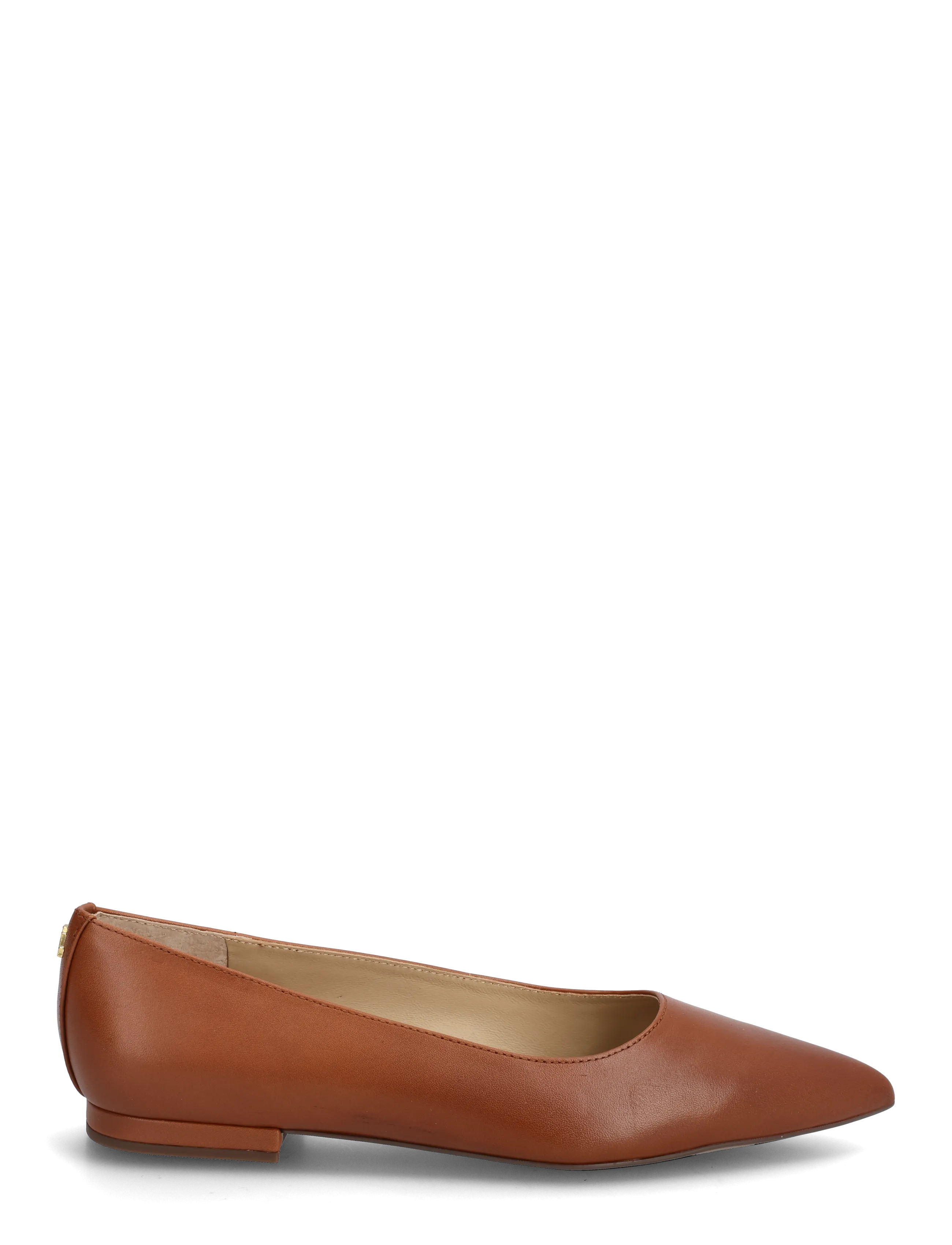 Lauren Ralph Lauren - Londyn Leather Ballet Flat - speciella tillfällen - lauren tan - 1