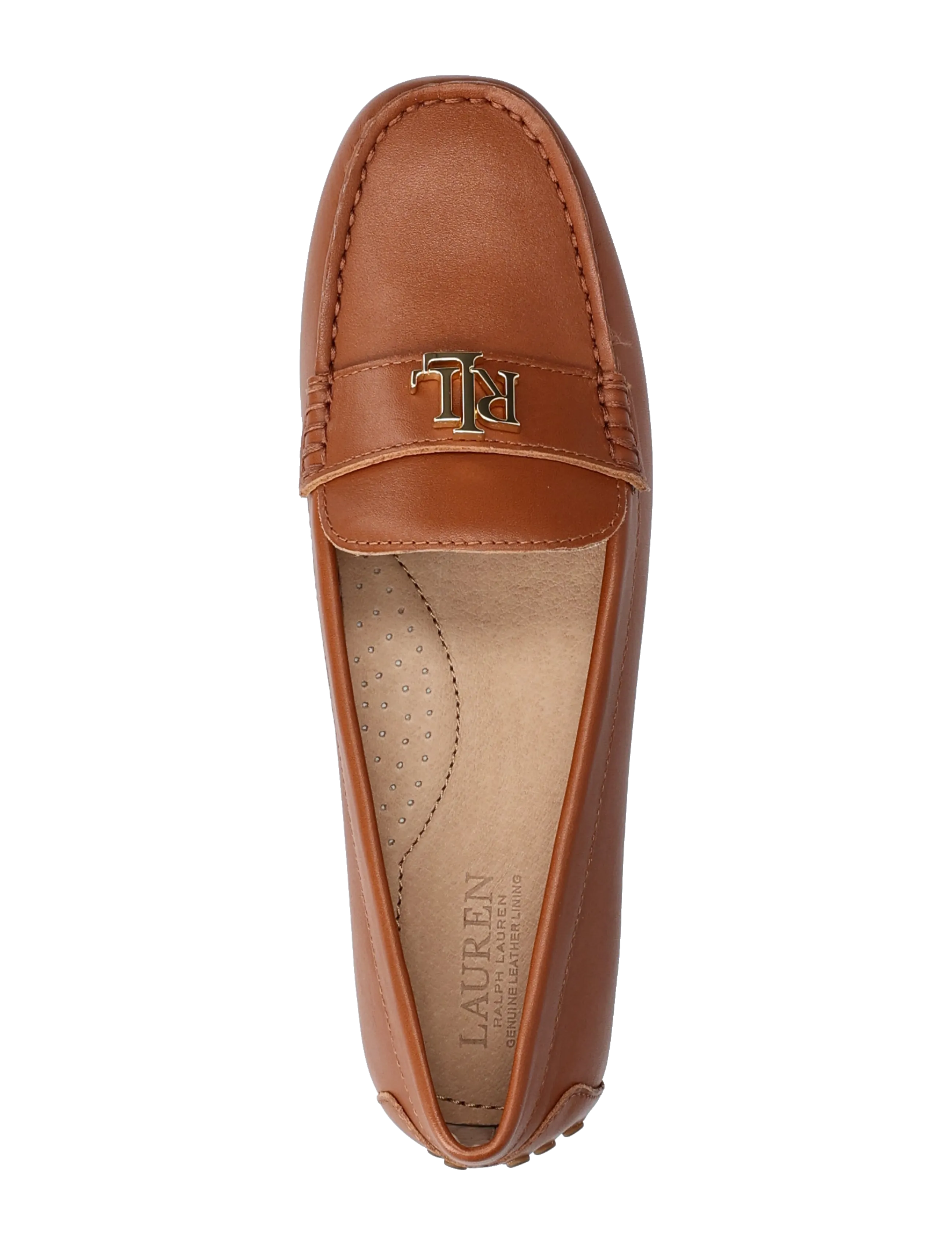 Lauren Ralph Lauren - Barnsbury Leather Driver - mode trends - lauren tan - 3