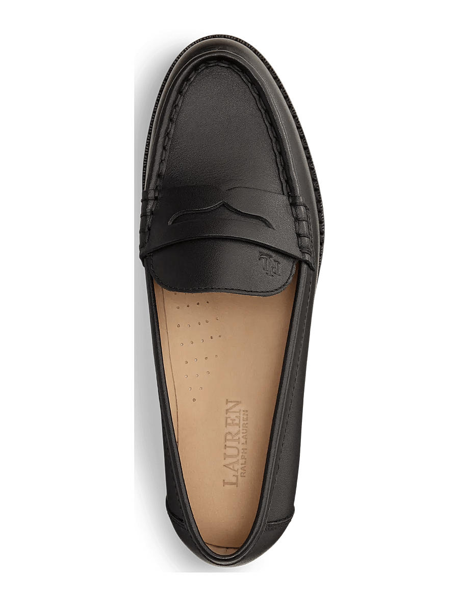 Lauren Ralph Lauren - Wynnie Leather Loafer - fashion trends - black - 1