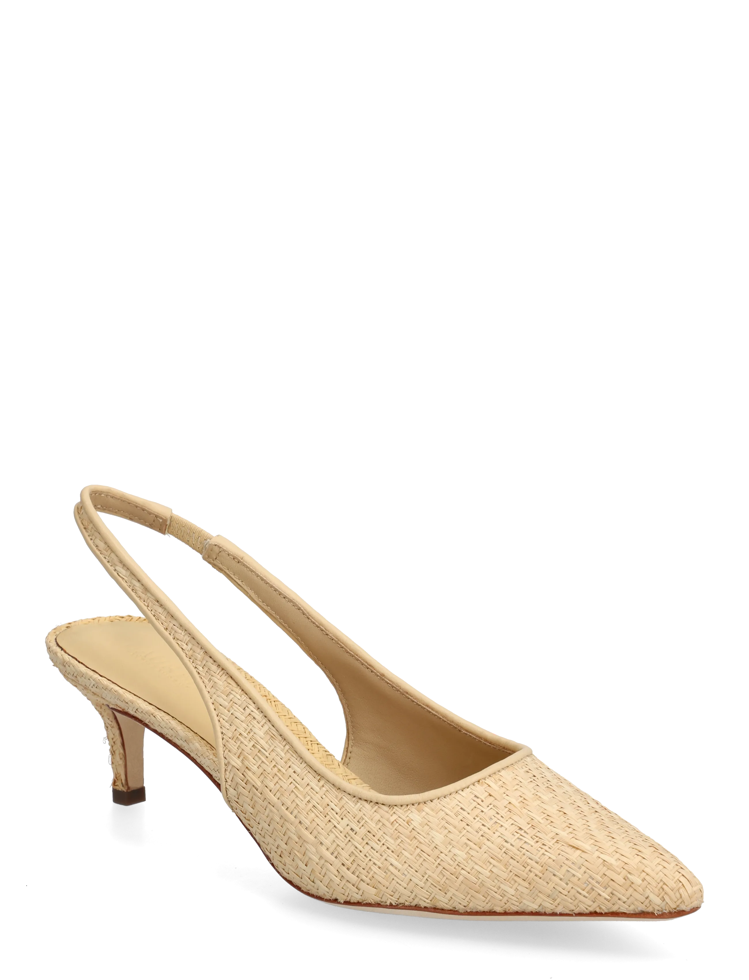 Lauren Ralph Lauren TEXTURED RAFFIA-LOLAH II-PM-SLG - Pumps - NATURAL / beige