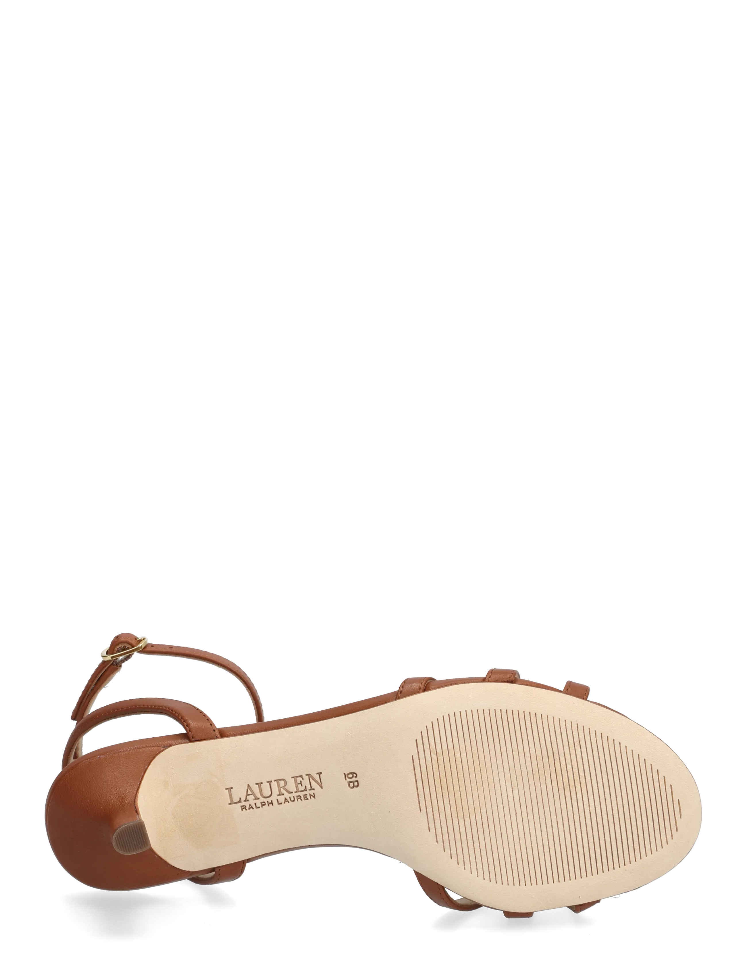 Lauren Ralph Lauren - NAPPA LEATHER-KENDYL KTTN-SN-HES - sandaler med hæl - lauren tan - 4