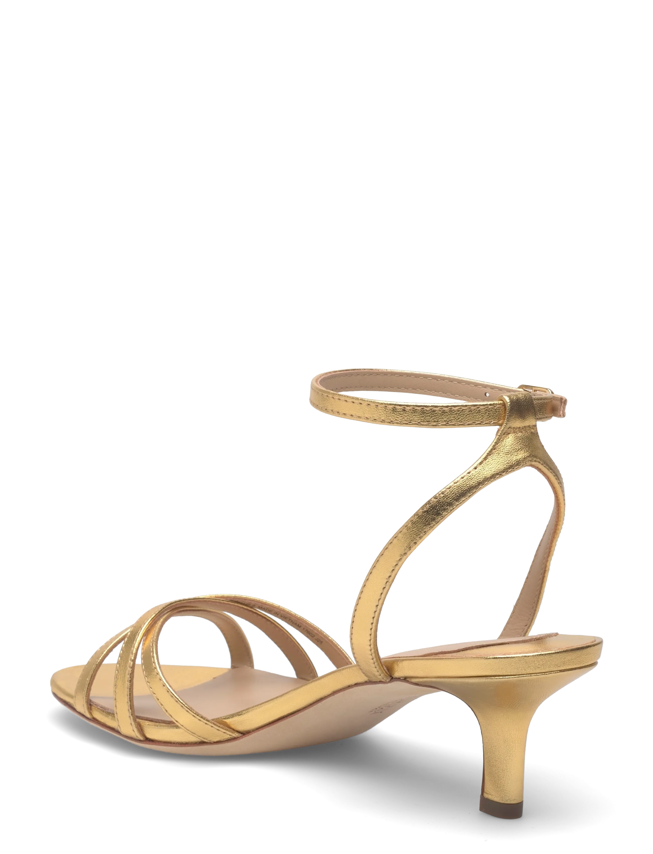 Lauren Ralph Lauren - MTLC SHEEP NAPPA-KENDYL KTTN-SN-HES - sandaler med hæl - modern gold - 2