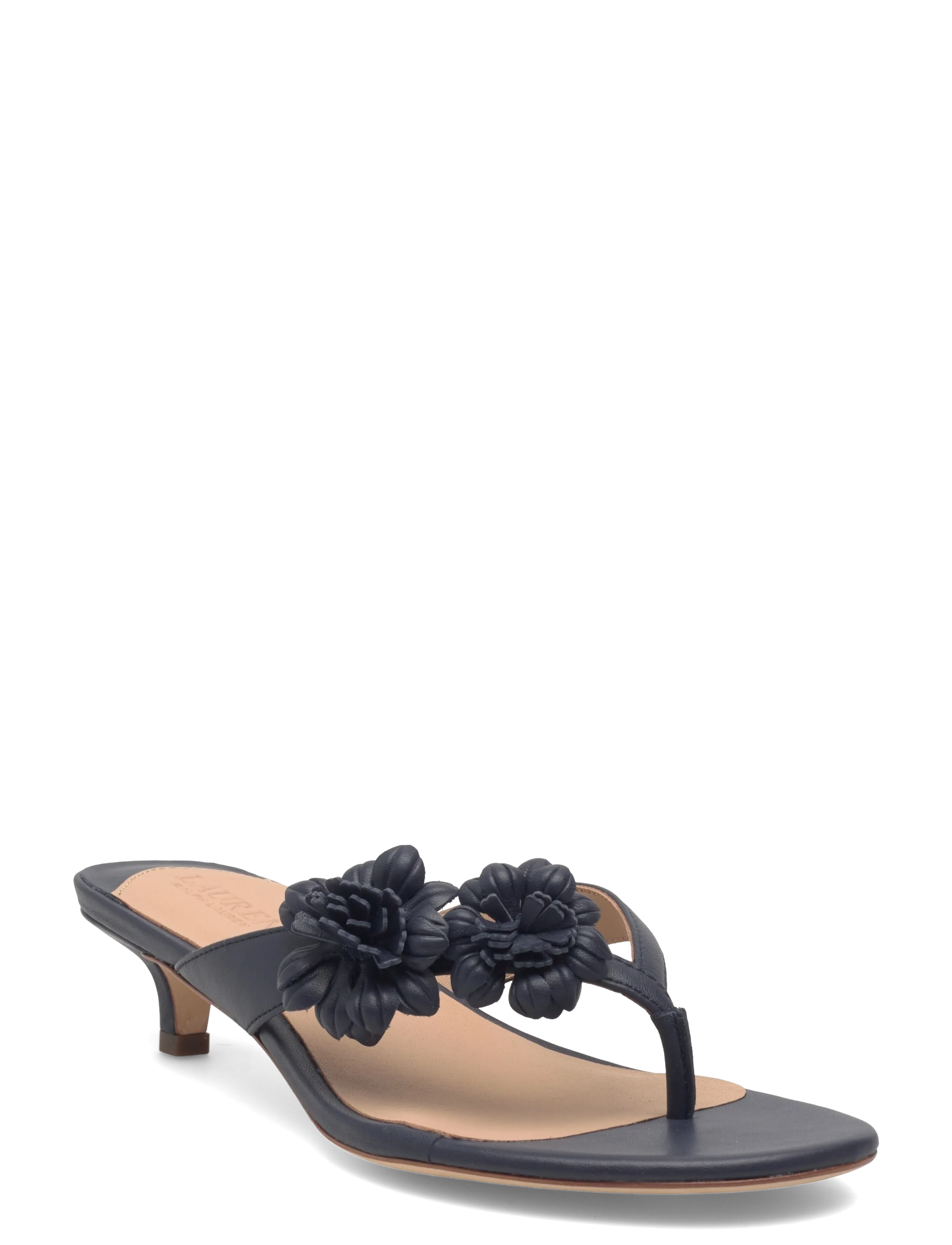 Lauren Ralph Lauren SOFT NAPPA-FRNCSA FLWR-SN-HES - Högklackade skor - REFINED NAVY / navy