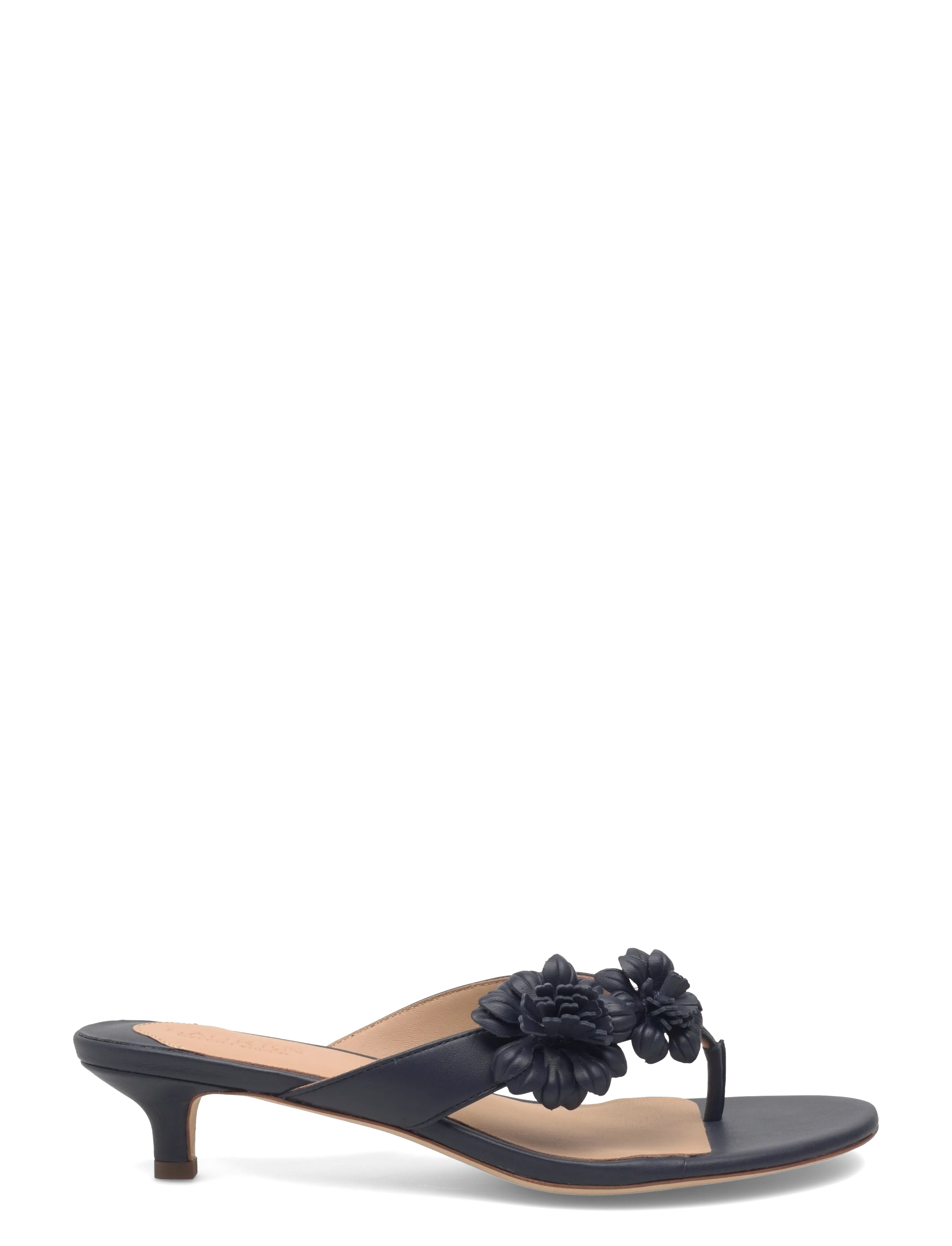 Lauren Ralph Lauren - SOFT NAPPA-FRNCSA FLWR-SN-HES - mules à talons - refined navy - 1