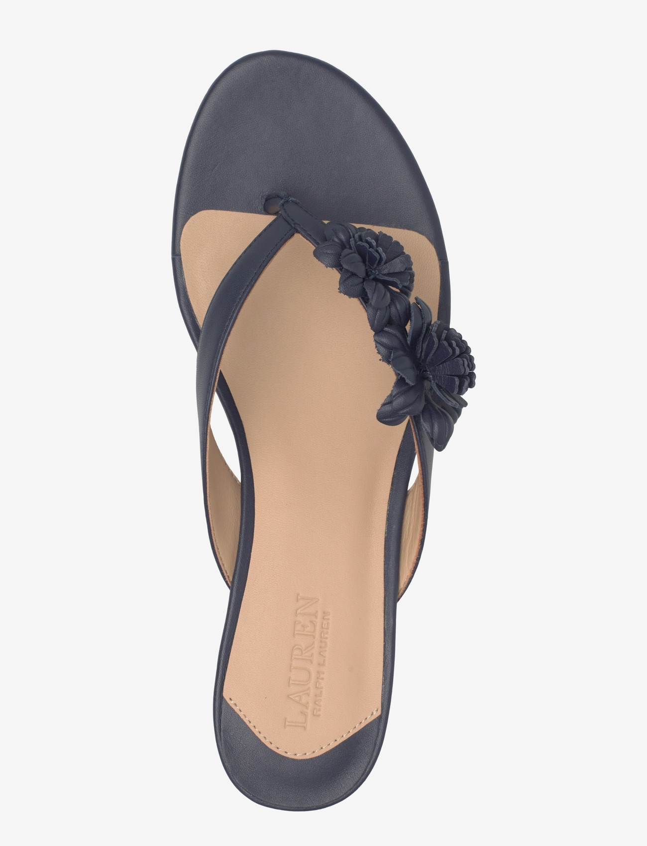 Lauren Ralph Lauren - SOFT NAPPA-FRNCSA FLWR-SN-HES - heeled mules - refined navy - 3