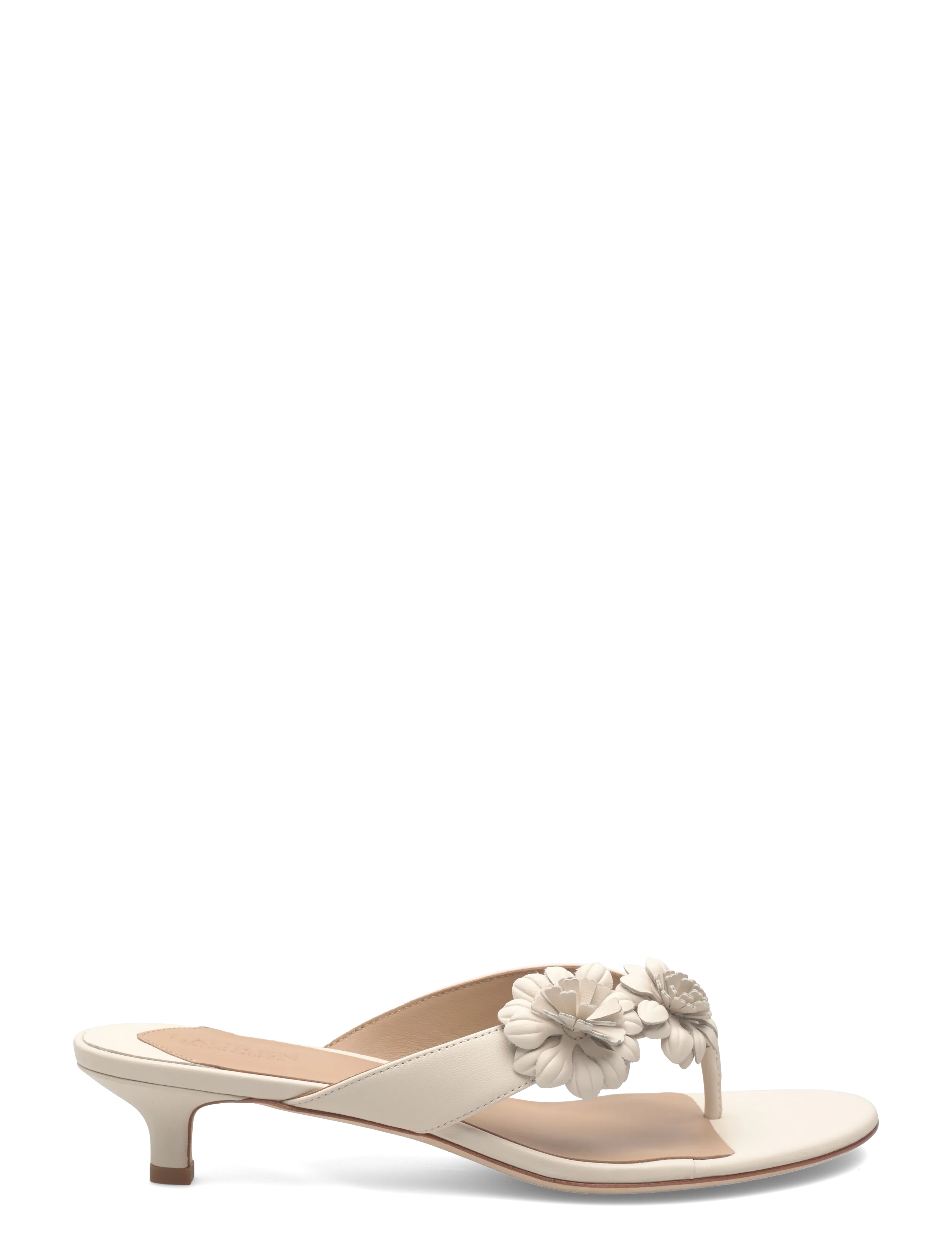Lauren Ralph Lauren - SOFT NAPPA-FRNCSA FLWR-SN-HES - mules med hæle - soft white - 1