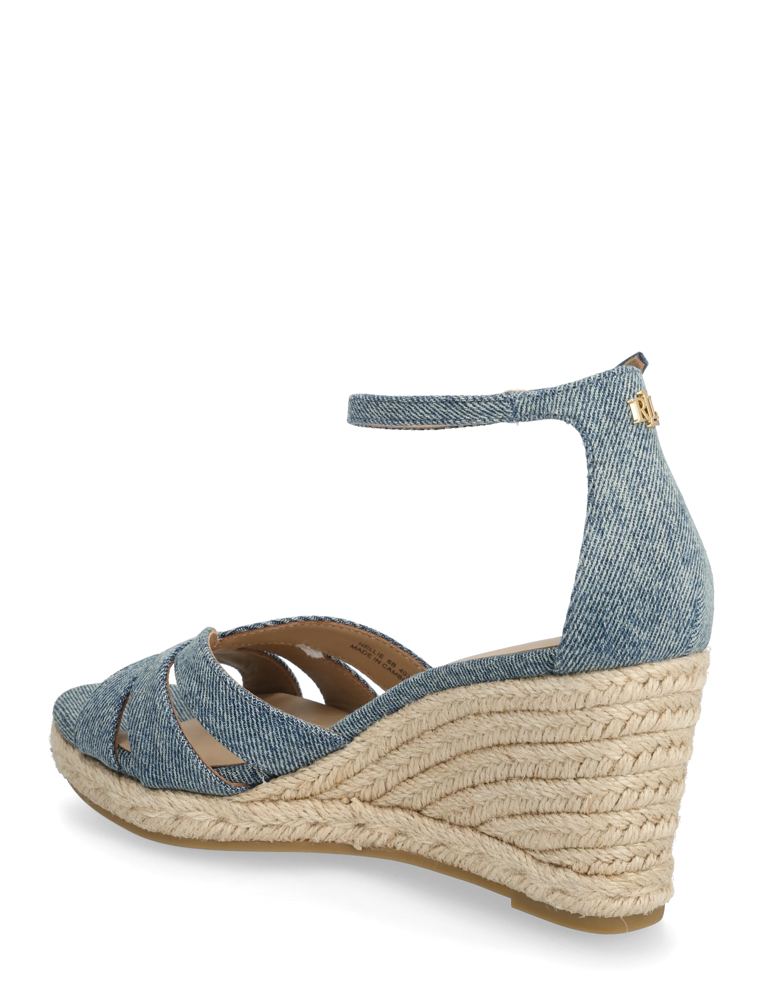 Nellie Washed Denim Espadrille 3