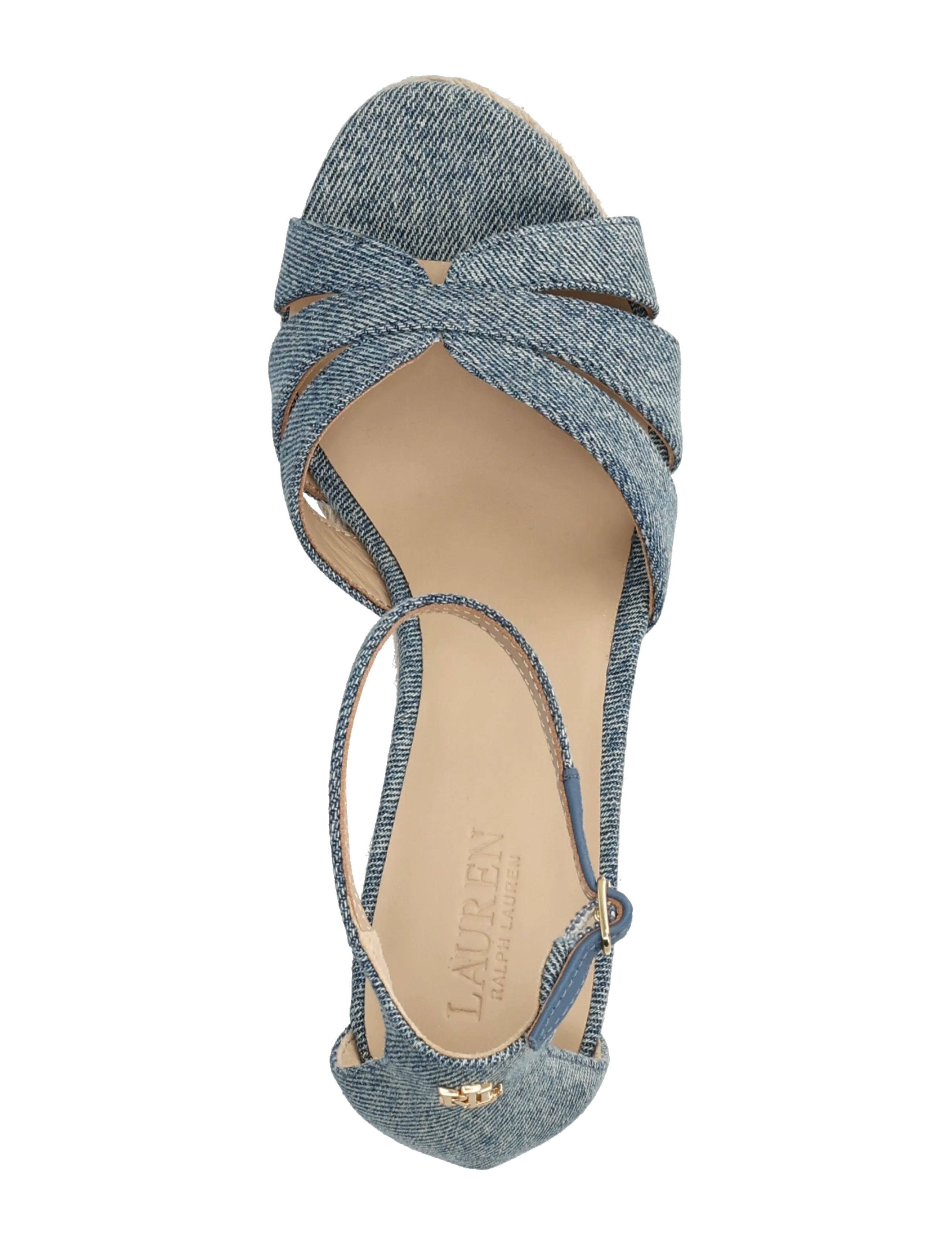 Nellie Washed Denim Espadrille 4
