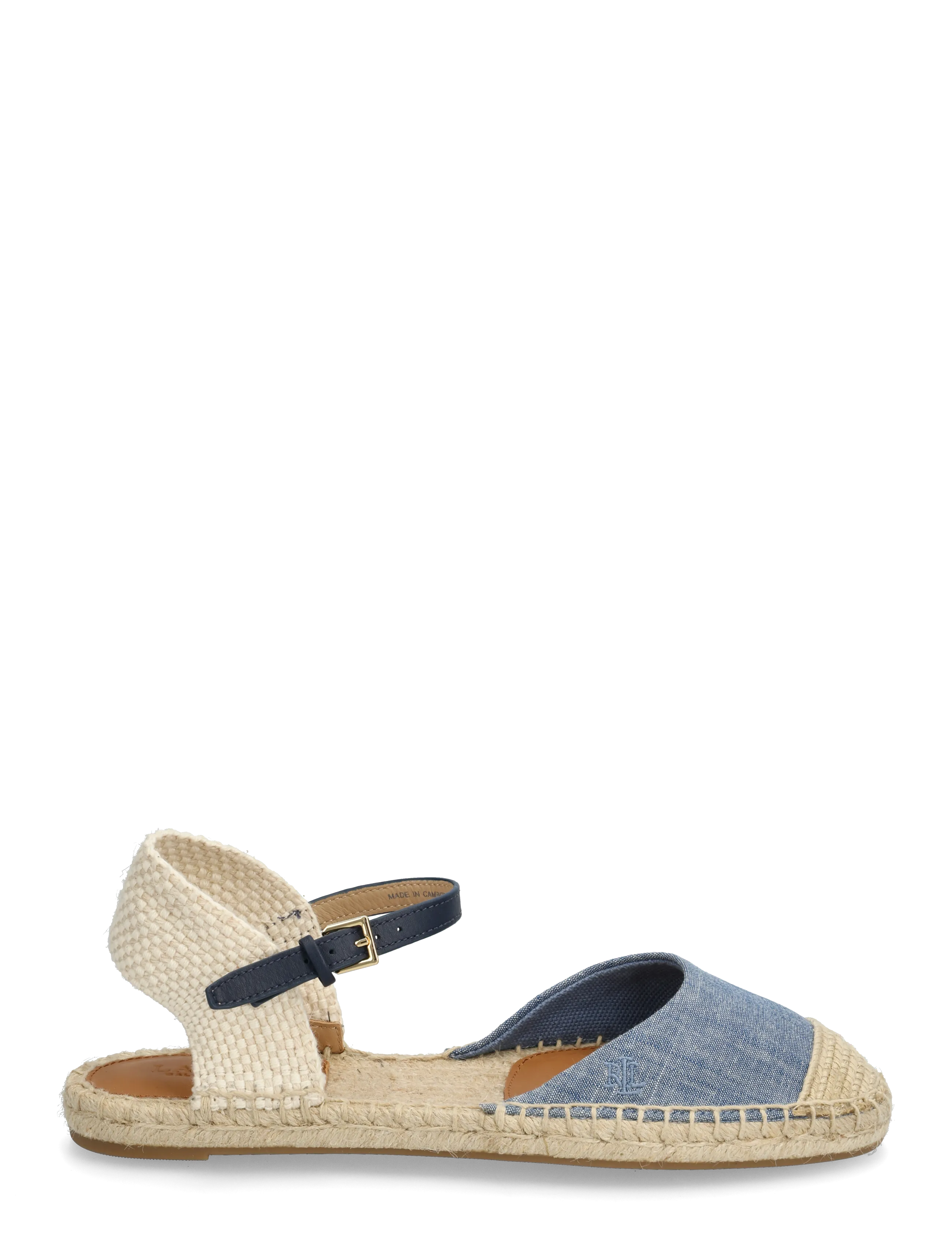 Lauren Ralph Lauren - CHMBR/SFT NPP/CRCHT-ROBBY FLAT-ES-F - espadrilles - blue/refined navy - 1