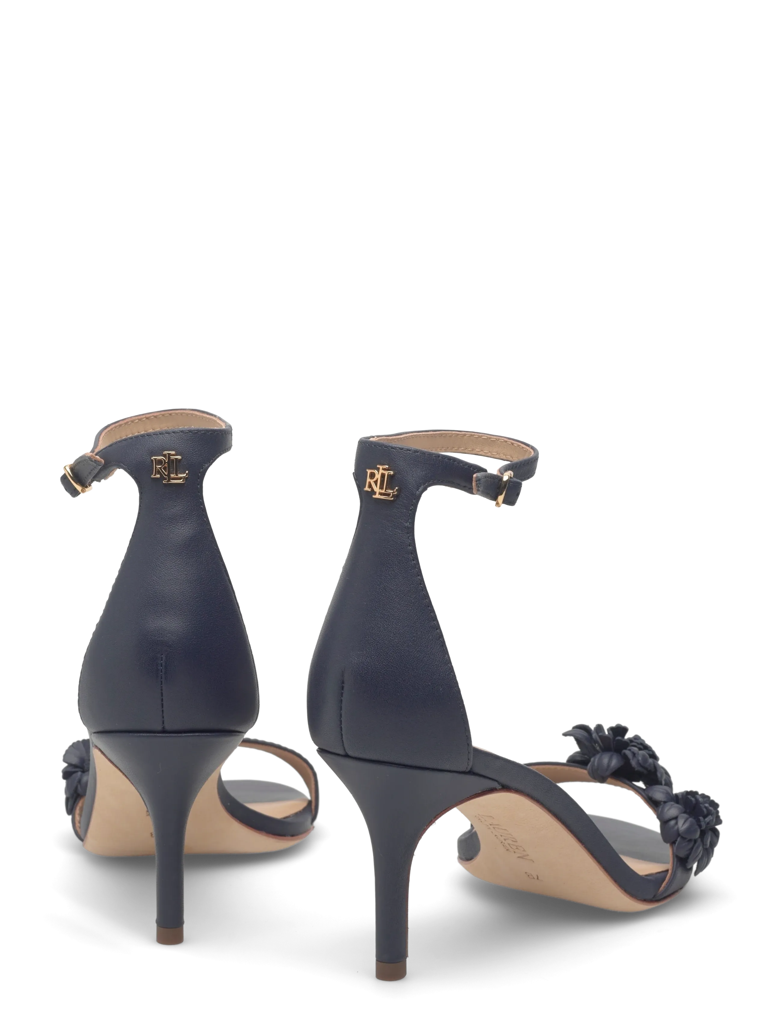 Lauren Ralph Lauren - SOFT NAPPA-ALLIE M FLWR-SN-HES - konfirmationstøj - refined navy - 4