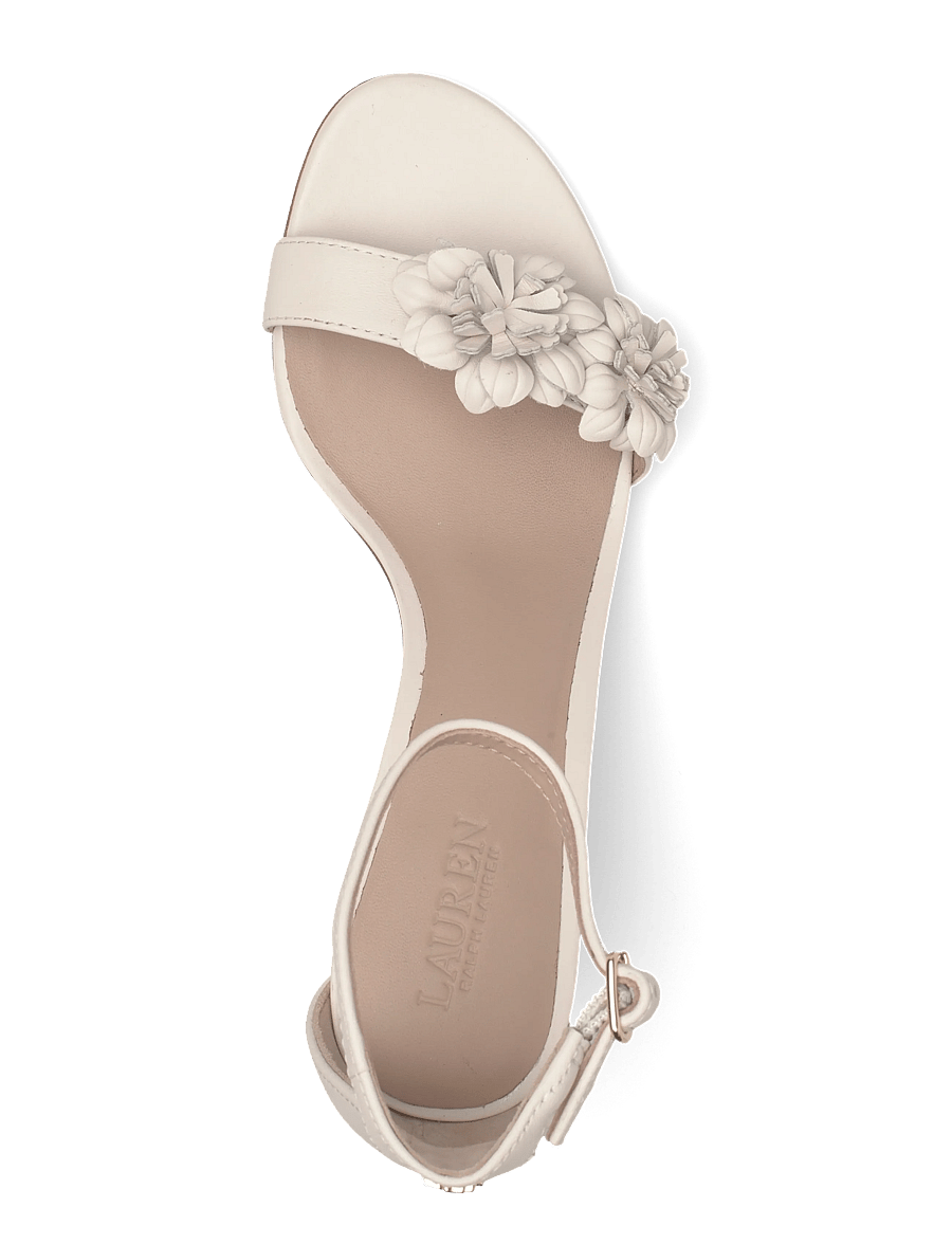 Lauren Ralph Lauren - SOFT NAPPA-ALLIE M FLWR-SN-HES - konfirmasjon - soft white - 4