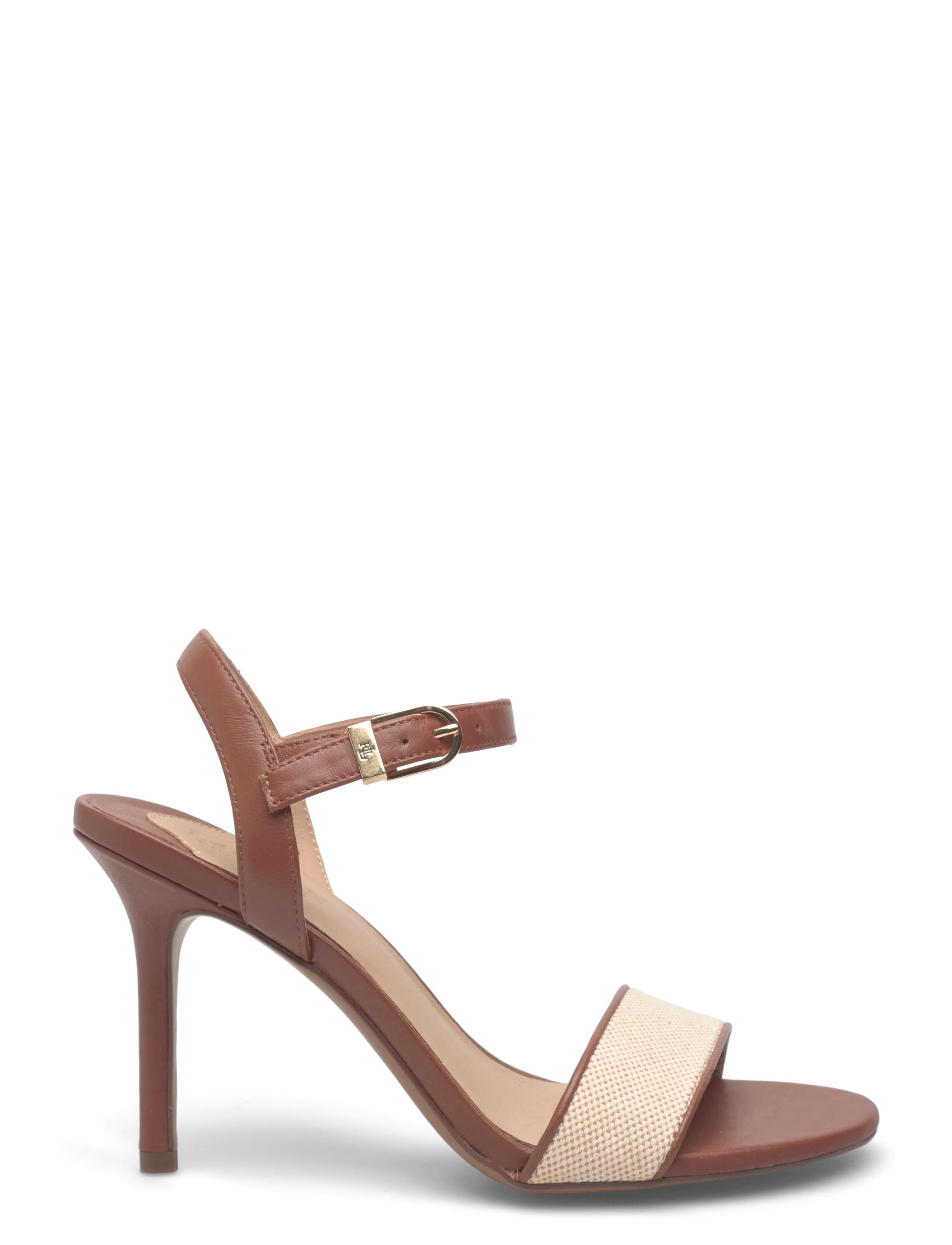 Lauren Ralph Lauren - CRSS DY CNV/SFT NPP-GWEN 3-SN-HES - sandales à talons - ntrl/buff/lauren - 1