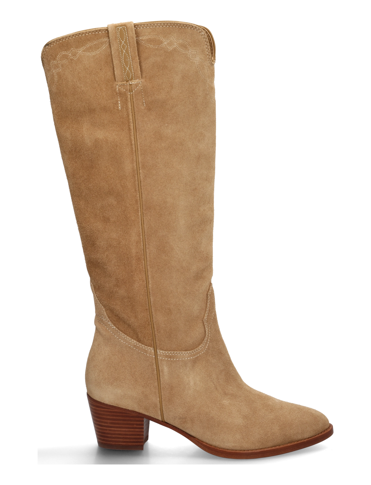 Lauren Ralph Lauren - Harpher Suede Tall Boot - cowboy-stiefel - camel/camel - 2