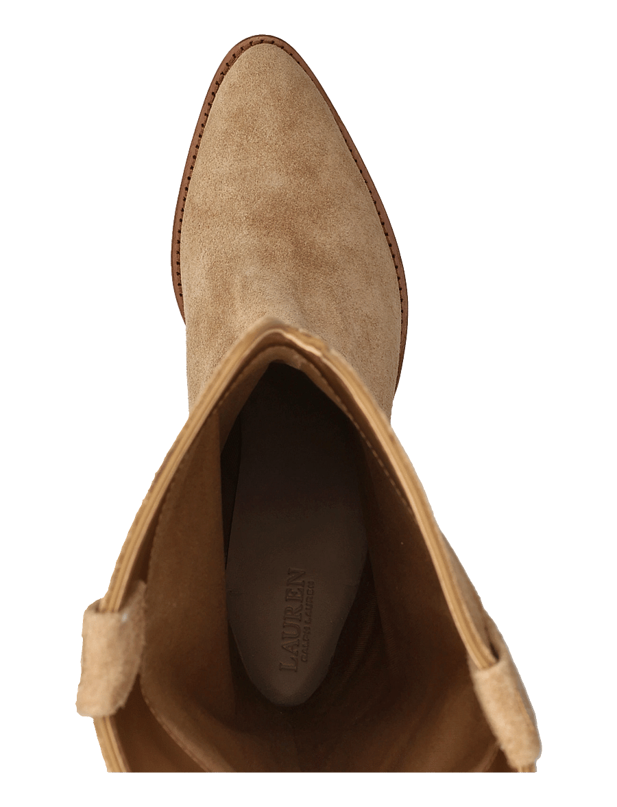 Lauren Ralph Lauren - Harpher Suede Tall Boot - cowboy-stiefel - camel/camel - 3