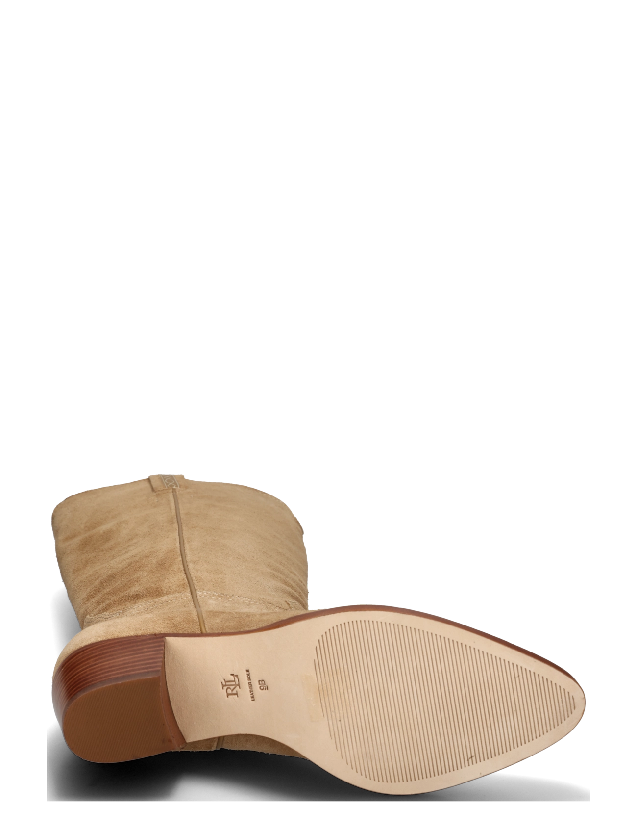 Lauren Ralph Lauren - Harpher Suede Tall Boot - cowboy-stiefel - camel/camel - 4