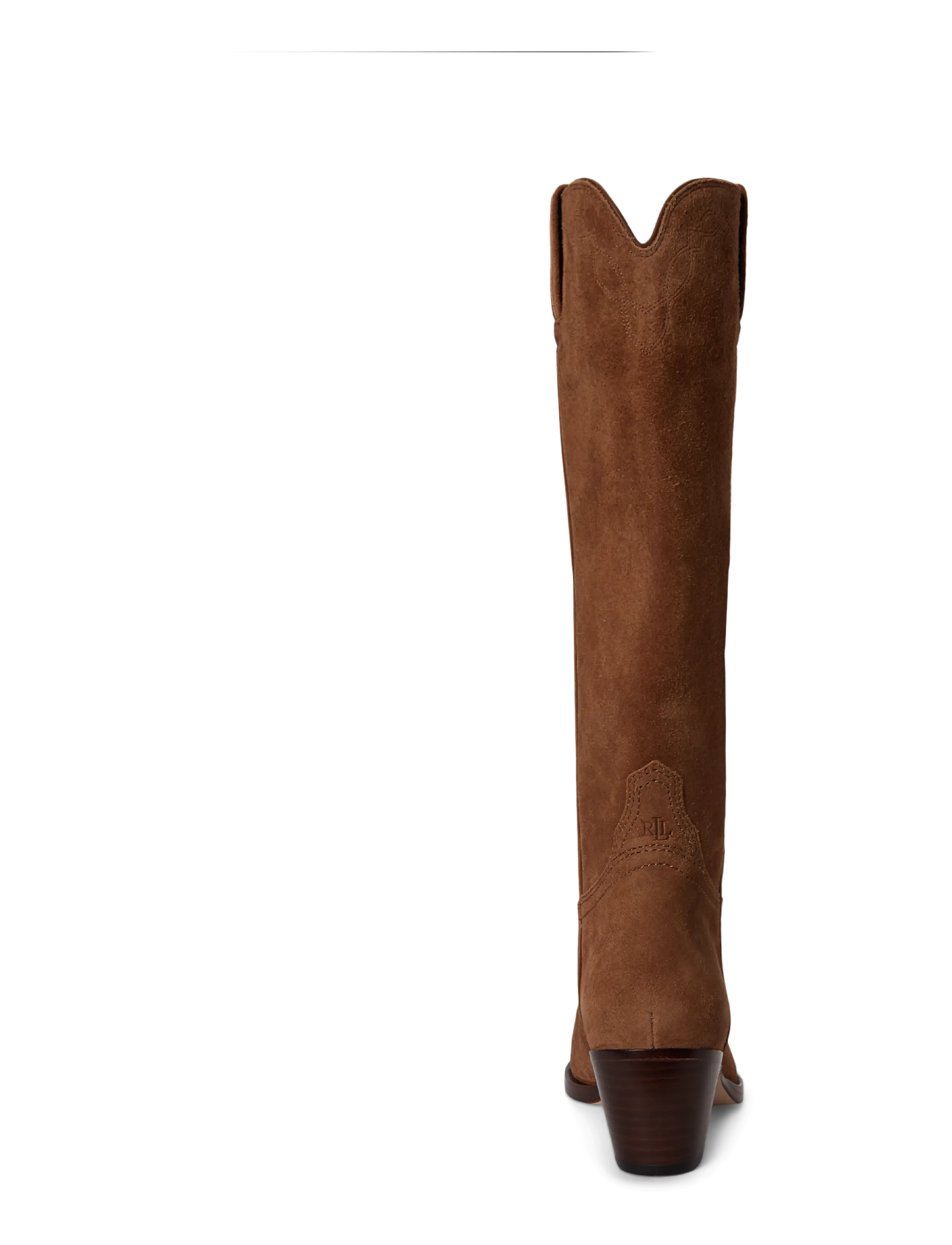 Lauren Ralph Lauren - Harpher Suede Tall Boot - cowboystøvler - light tobacco/lig - 1