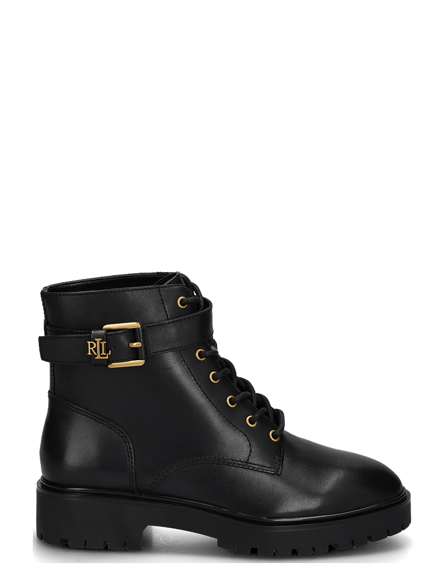 Lauren Ralph Lauren - SMOOTH CALF-ALLYSON LOGO-BO-BTE - heeled ankle boots - black - 1