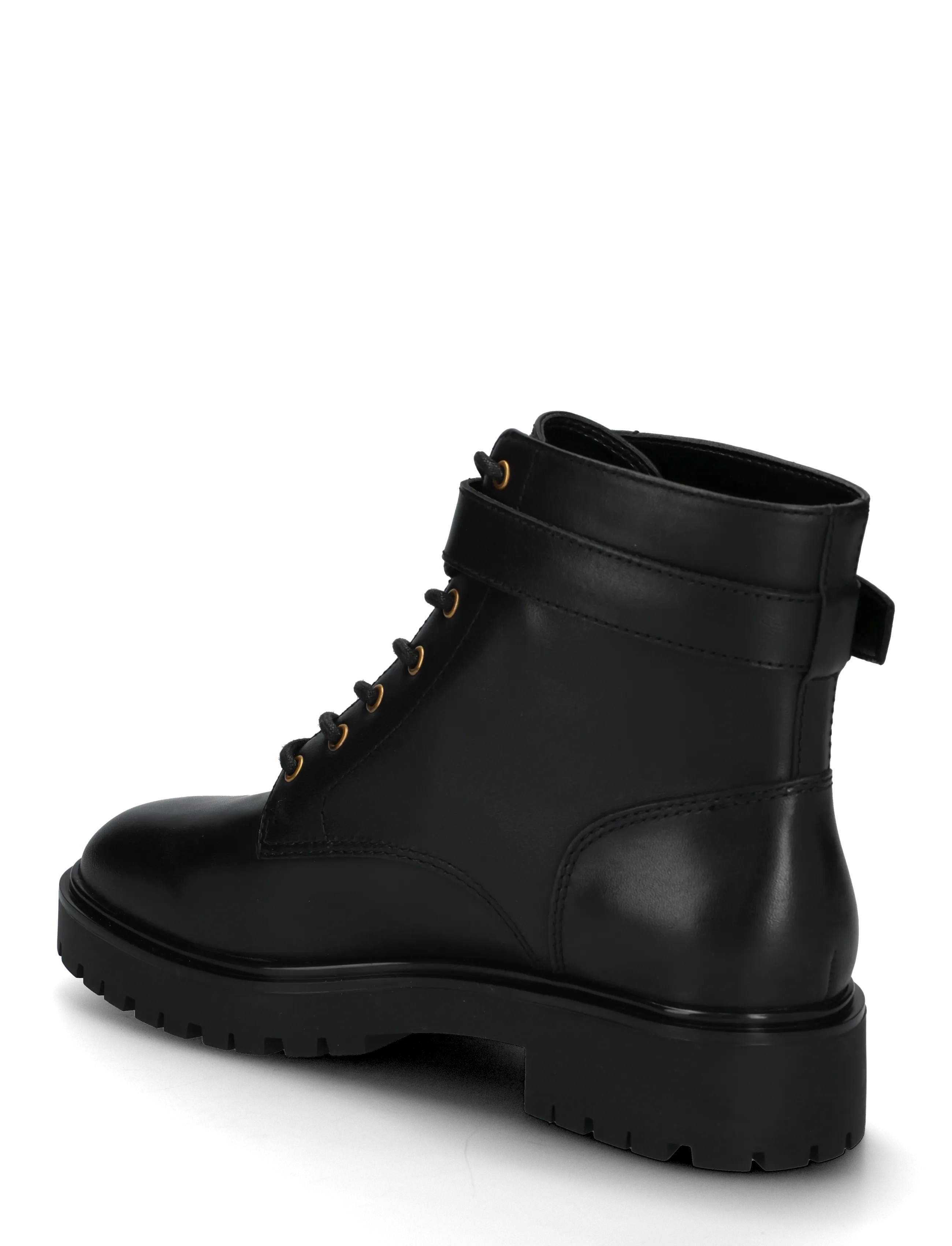 Lauren Ralph Lauren - Allyson kalvskinnsboots logotyp på hälla - stövletter - black - 2
